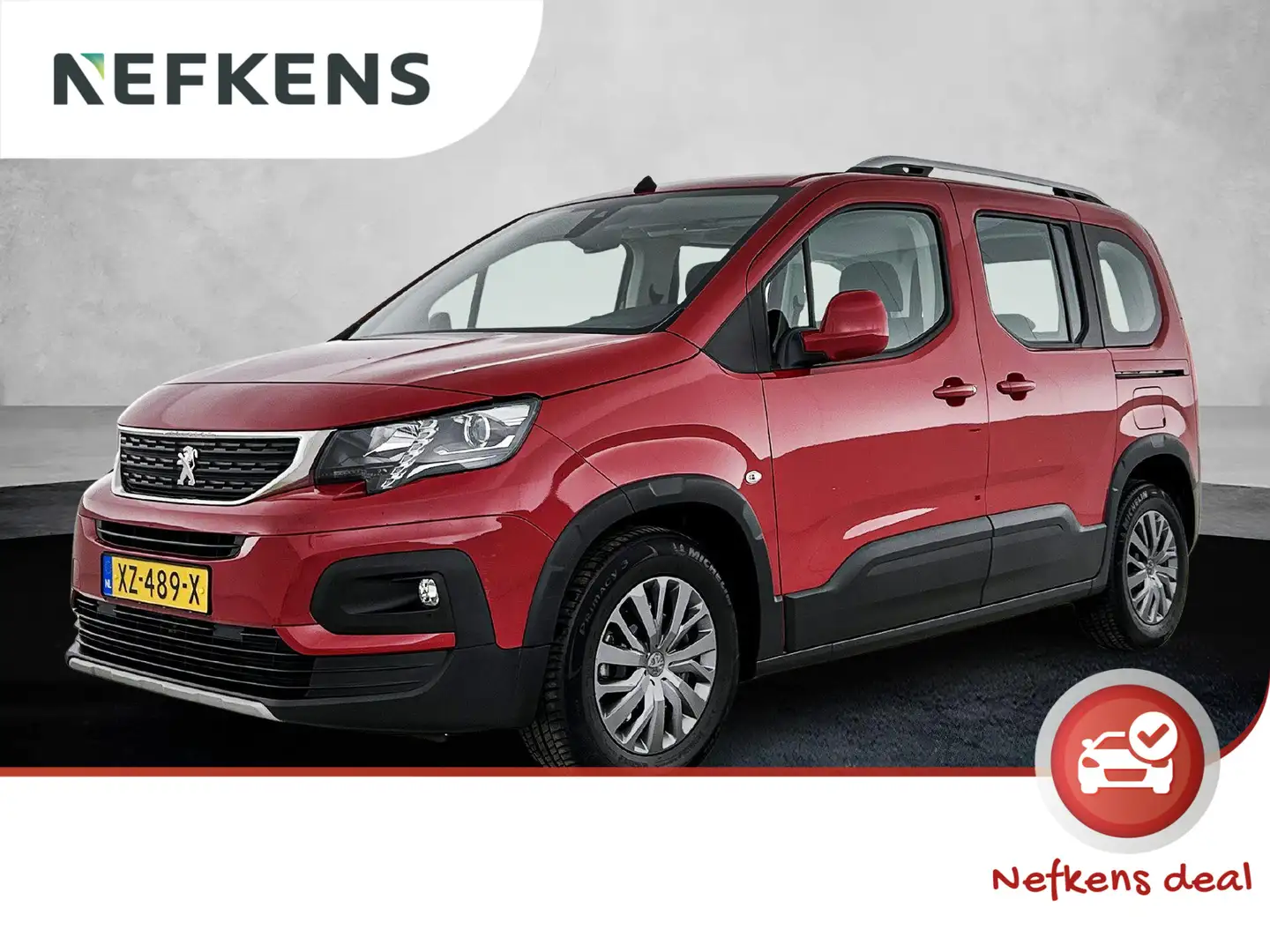 Peugeot Rifter 1.2 Allure 110pk | 1ste Eigenaar | Trekhaak | Navi Rood - 1