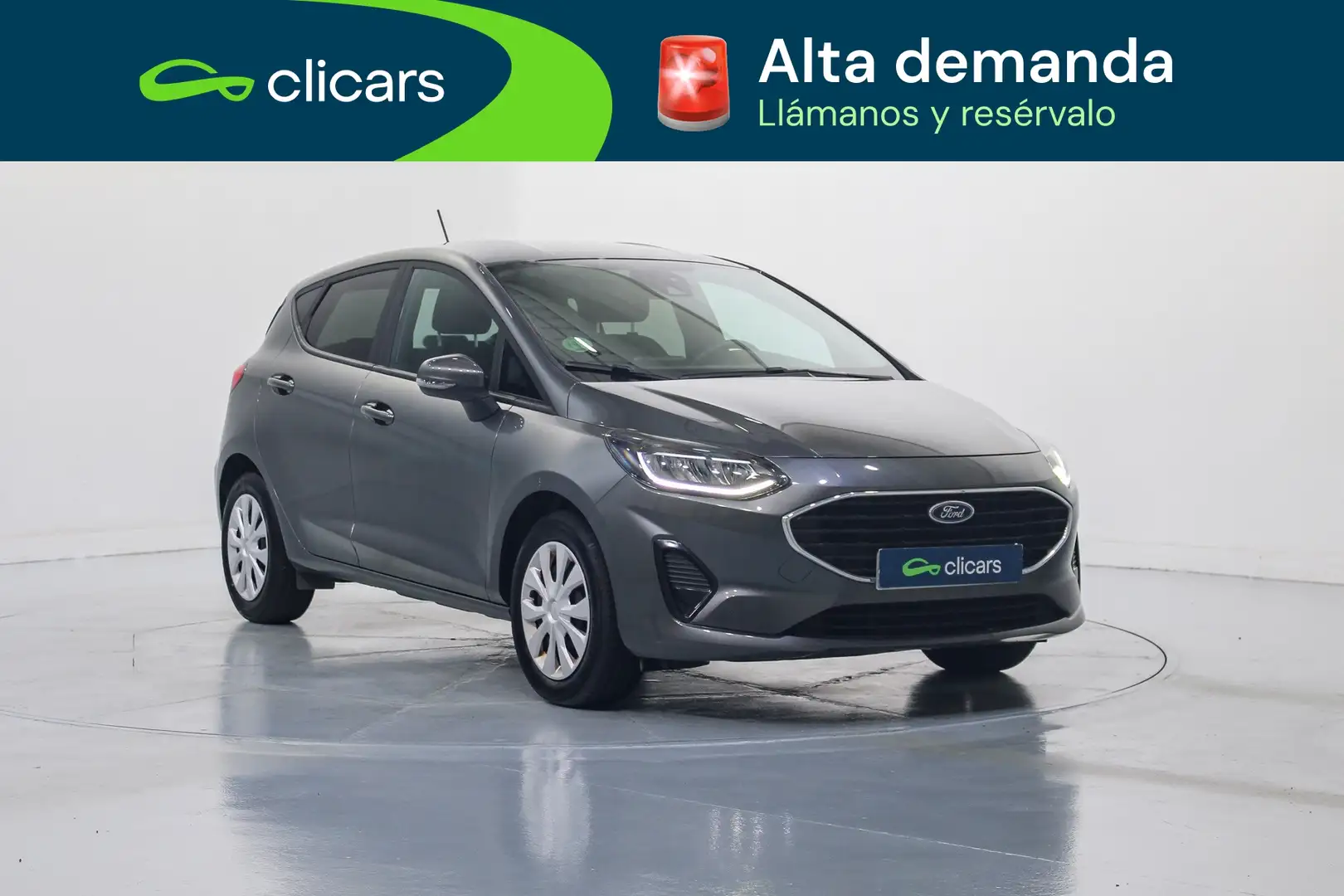 Ford Fiesta 1.1 Ti-VCT Trend Gris - 2