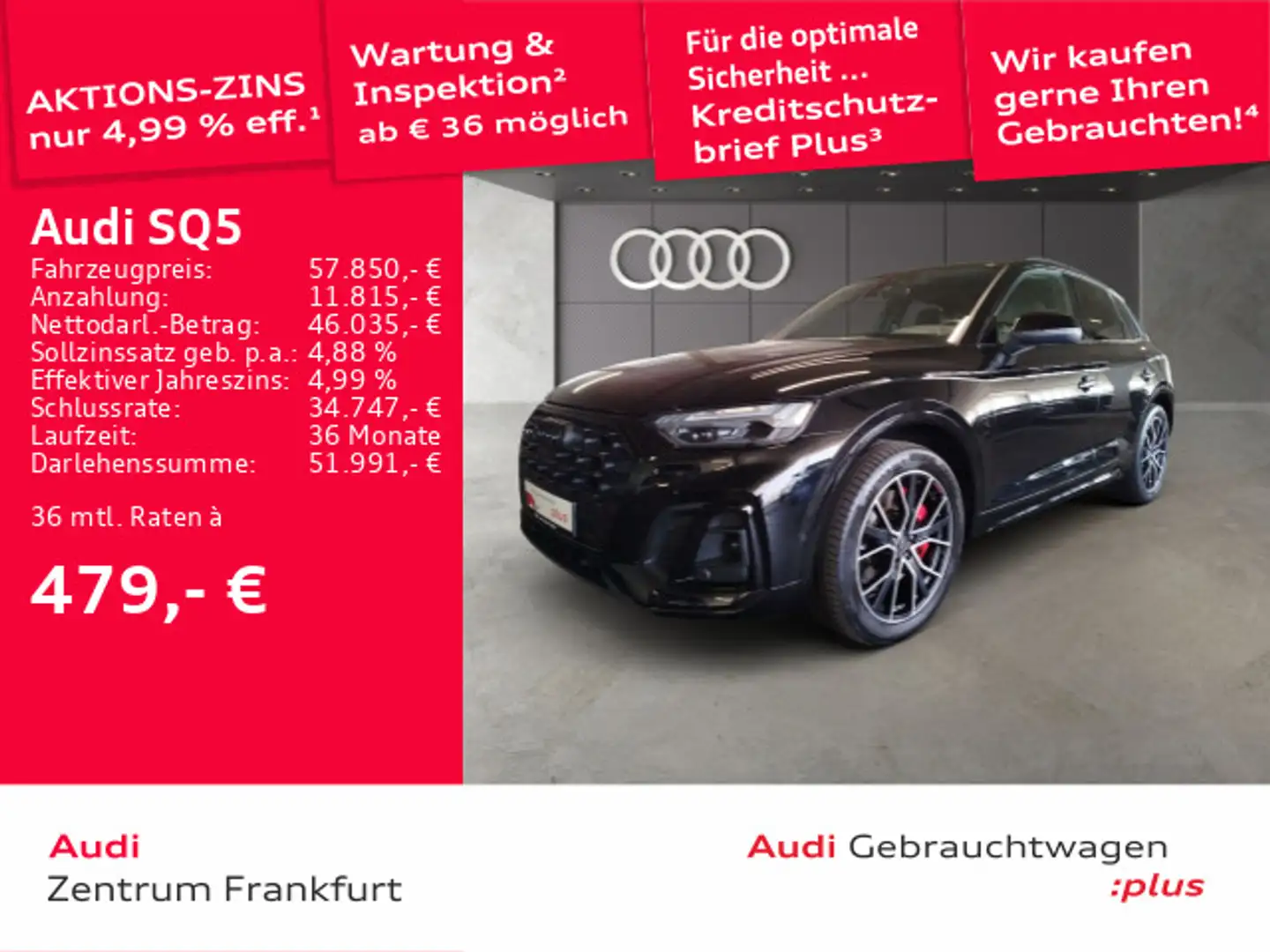Audi SQ5 TDI tiptronic MatrixLED AHK 360° VC Schwarz - 1