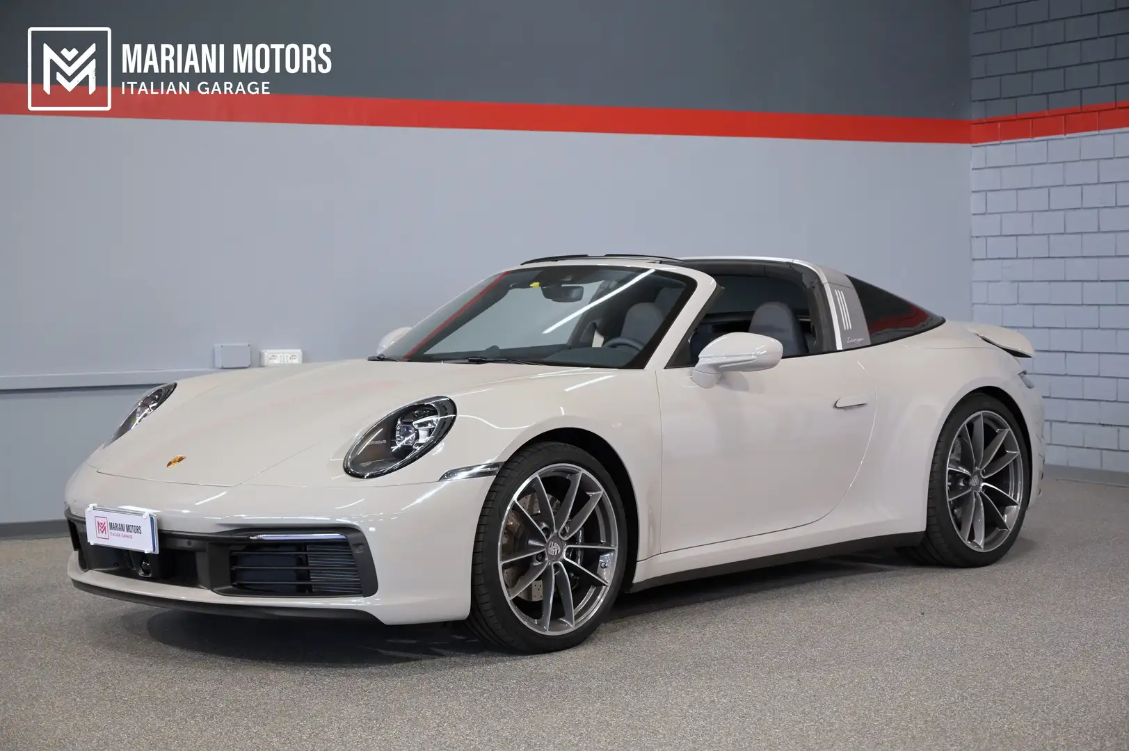 Porsche 911 Targa 4S 4RUOTE STERZANTI BOSE CHRONO LUCI SCARICO Gris - 1