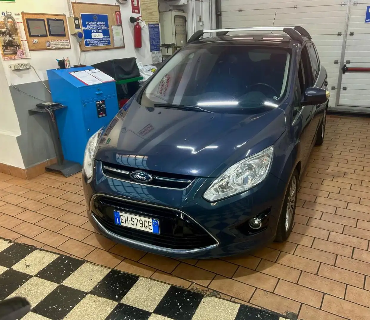 Ford C-Max 1.6 TDCi 115CV Titanium Tetto Panoramico Blu/Azzurro - 1