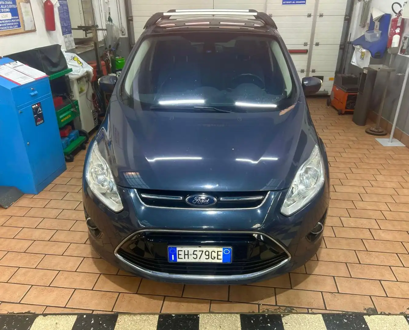 Ford C-Max 1.6 TDCi 115CV Titanium Tetto Panoramico Blu/Azzurro - 2
