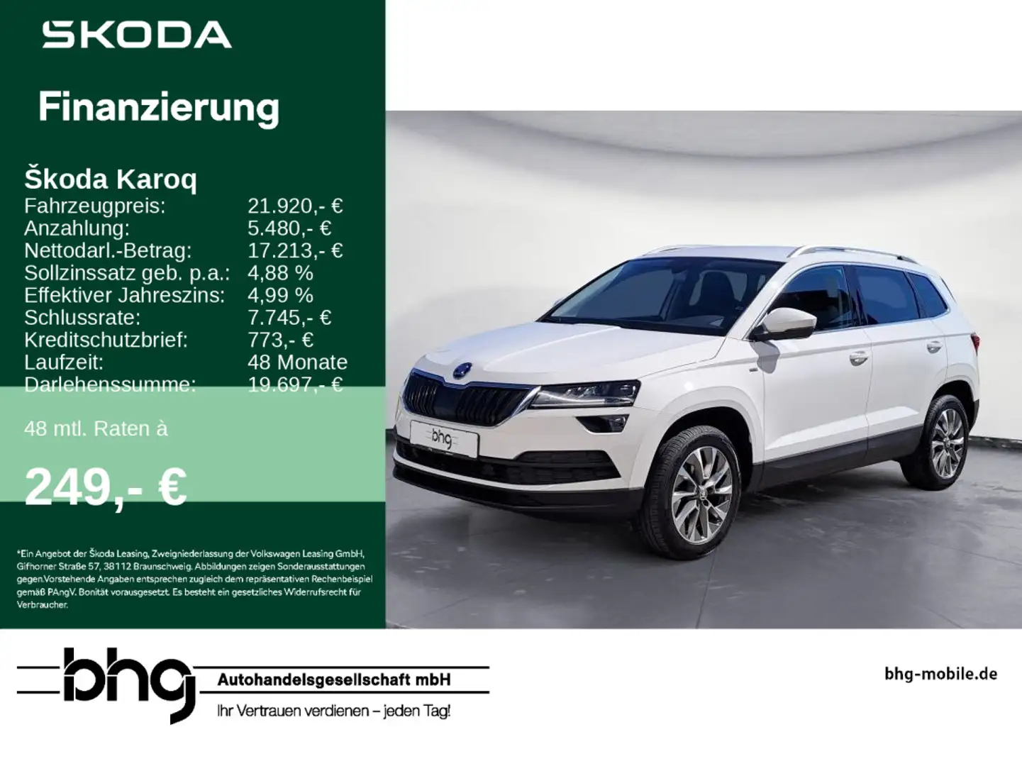 Skoda Karoq 1.5 TSI ACT DSG Clever Wit - 1