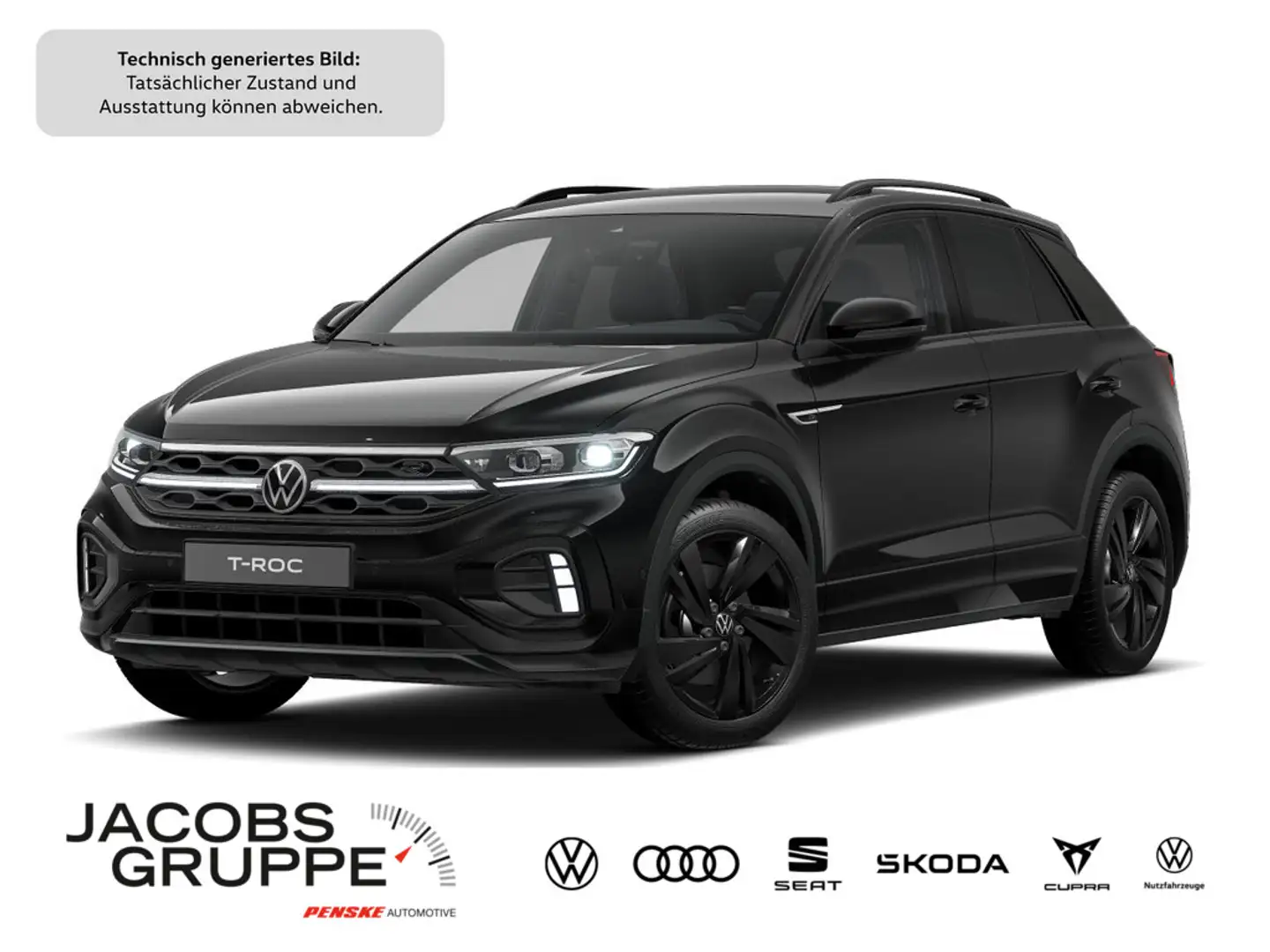 Volkswagen T-Roc 2.0 TDI R-Line "Black Style" DSG,Navi,M Schwarz - 1