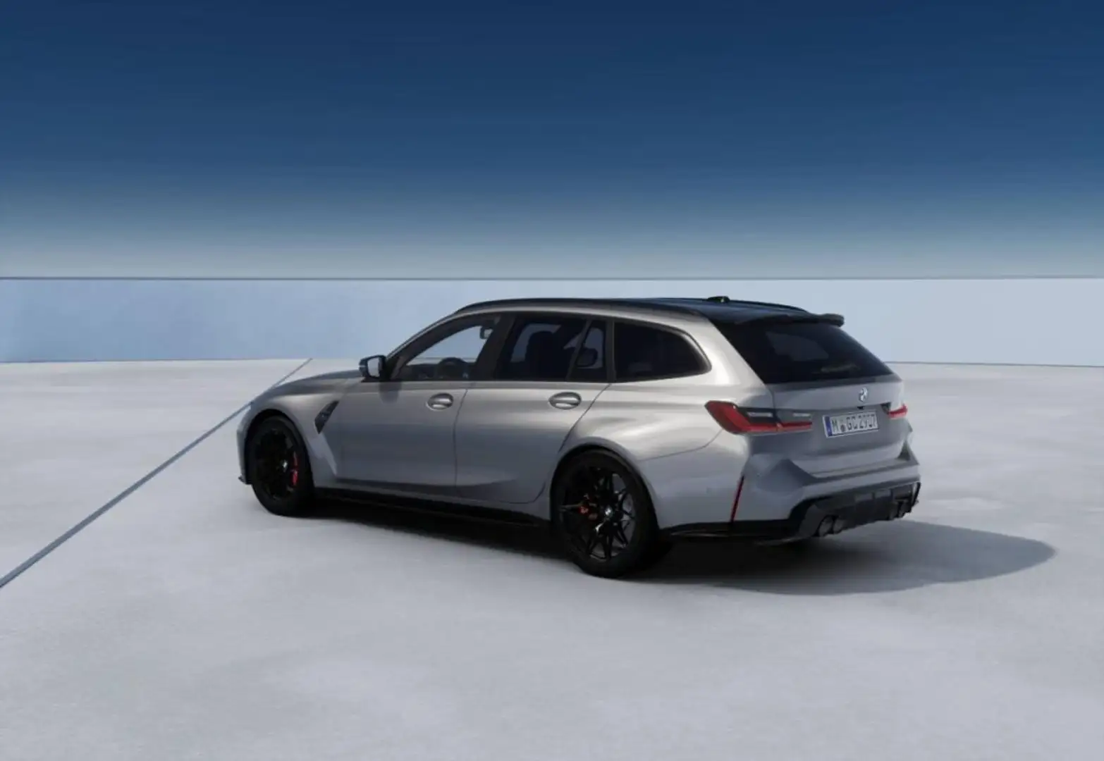 BMW M3 Competition M xDrive Touring - SOLO CON PERMUTA Grigio - 2