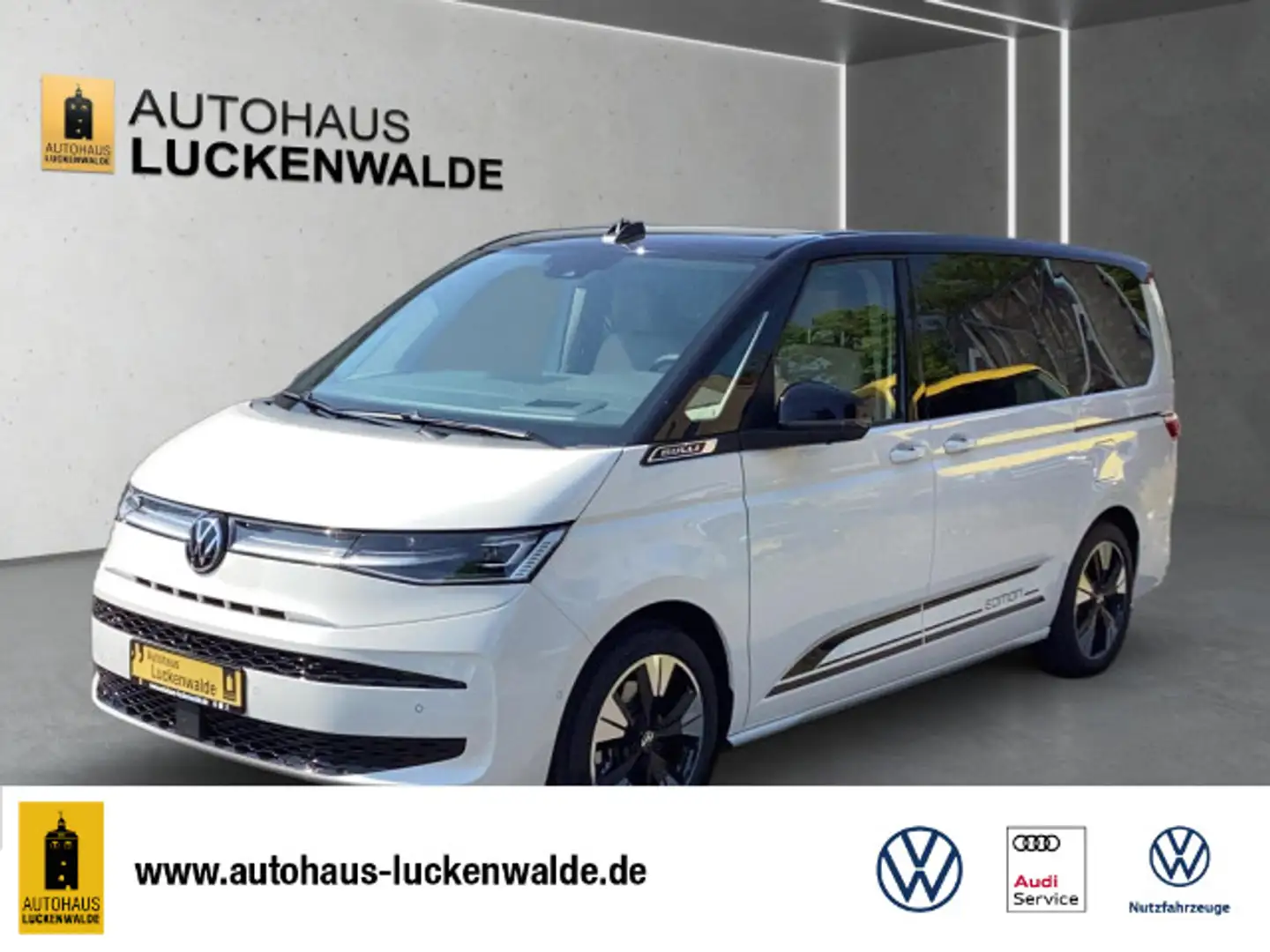 Volkswagen T7 Multivan T7 Multivan 2.0 TDI Edition LÜ DSG *PANO*StdHz* Weiß - 1