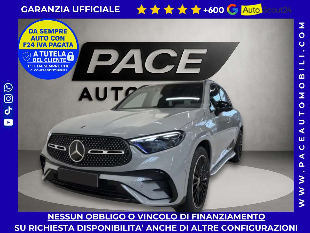 Mercedes-Benz GLC 300 4M AMG PREMIUM EDITION NIGHT PACK TETTO PEDANE ACC