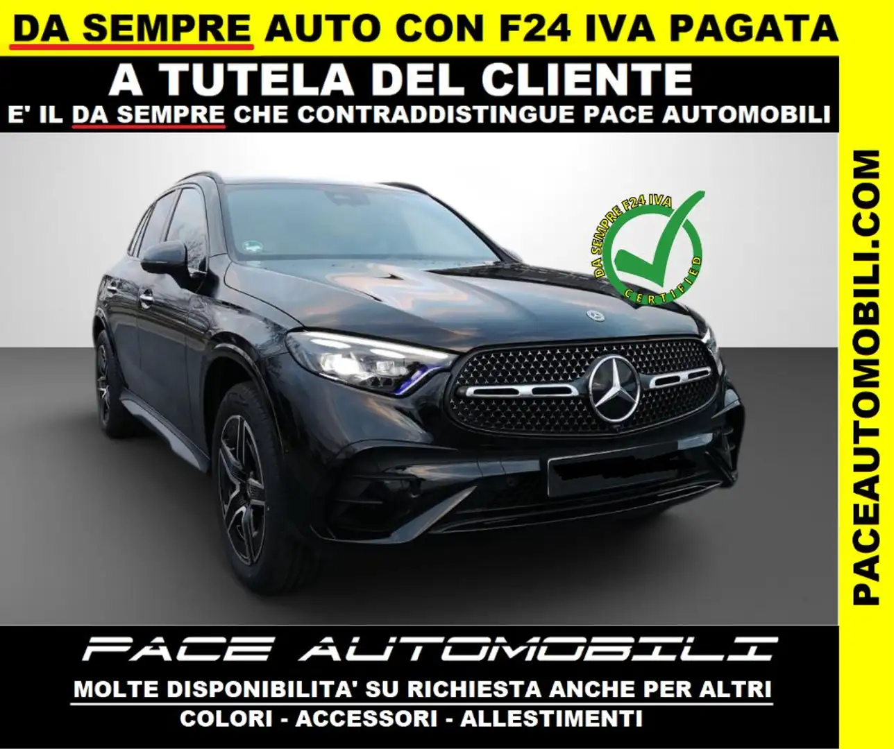 Mercedes-Benz GLC 300 DE 4 MATIC AMG PREMIUM NIGHT PACK TETTO  PLUG-IN Nero - 1