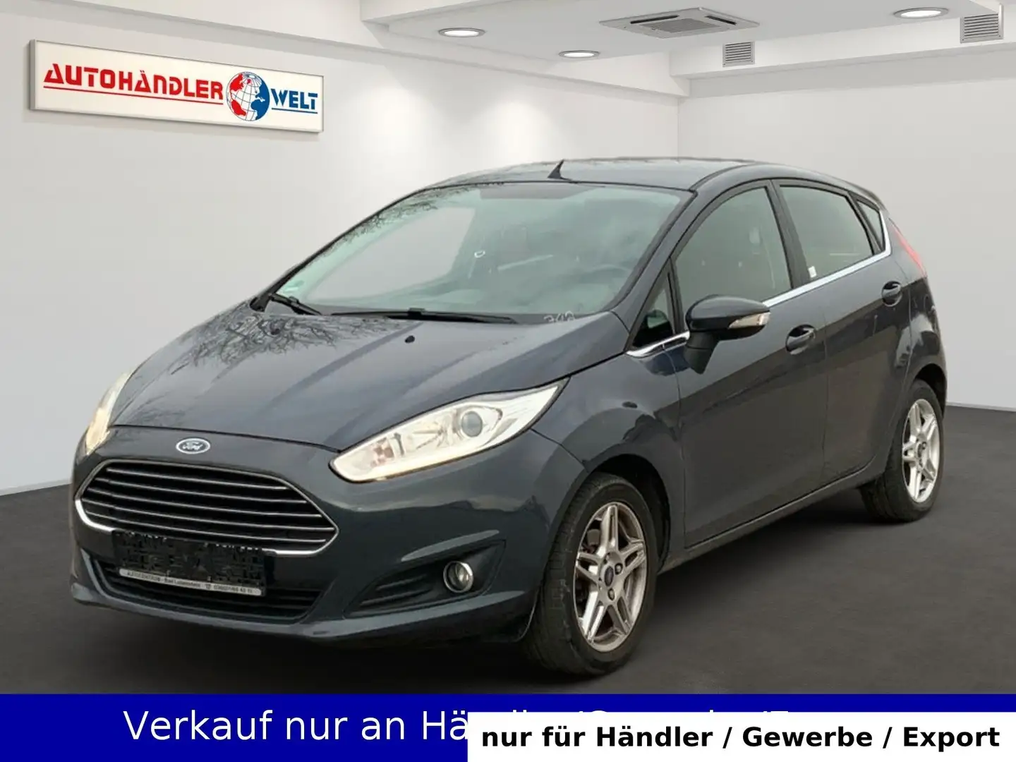 Ford Fiesta 1.0 EB Titanium 5-trg. Alu Klimaaut. Grau - 1