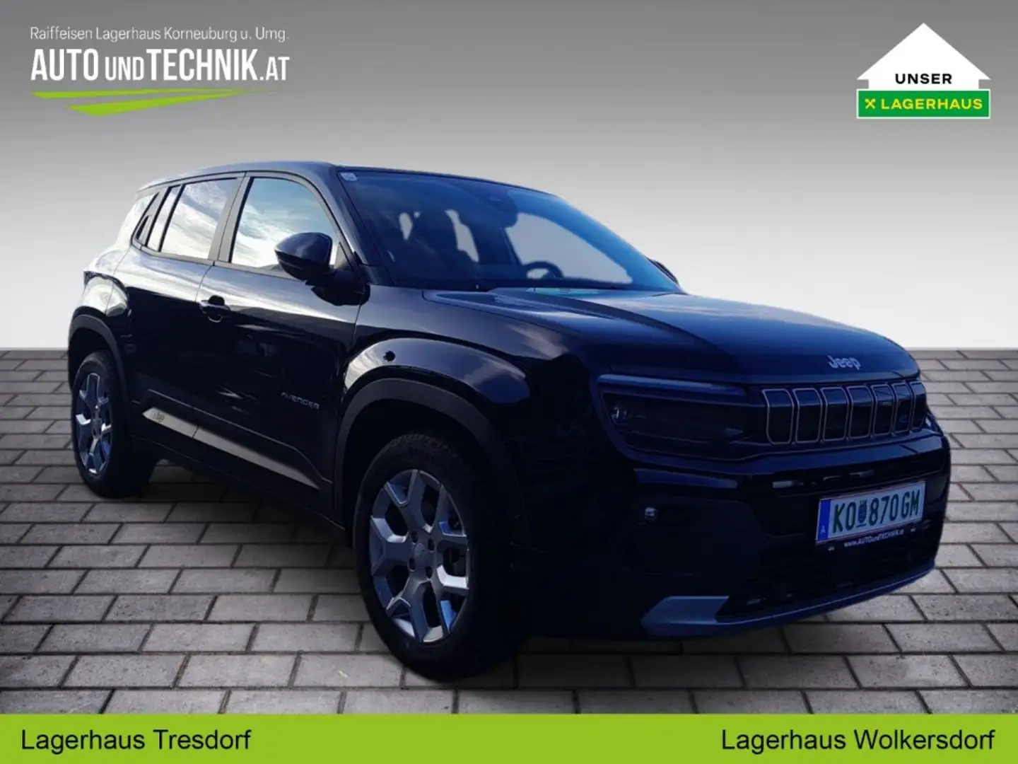 Jeep Avenger Elektro 54kWh 156PS Altitude Schwarz - 2
