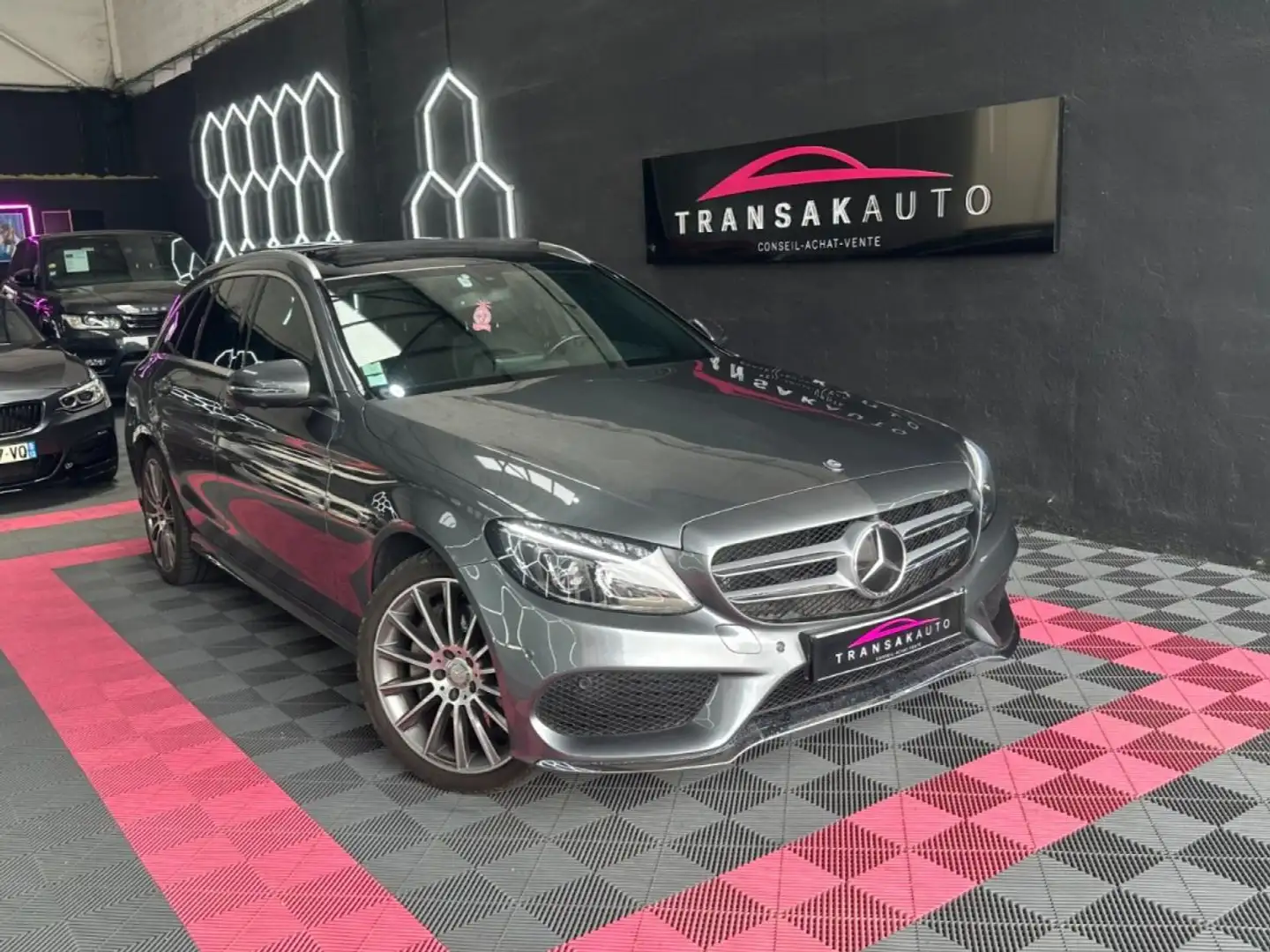 Mercedes-Benz C 250 BREAK 250 d 9G-Tronic 204 ch Sportline ~ Hayon élé Gris - 1