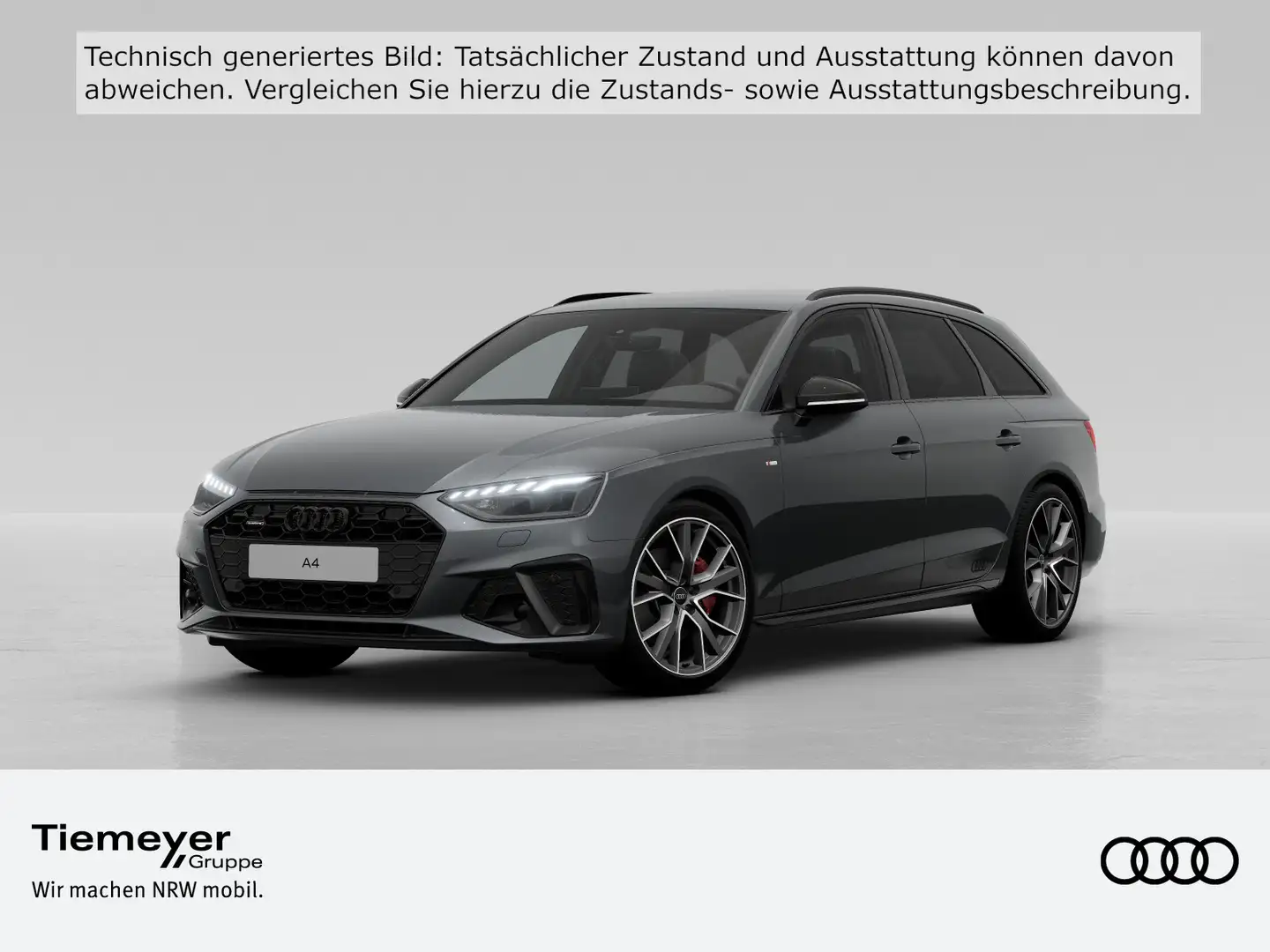 Audi A4 40 TFSI Q 2x S LINE LM19 MATRIX AHK NAV Grau - 1
