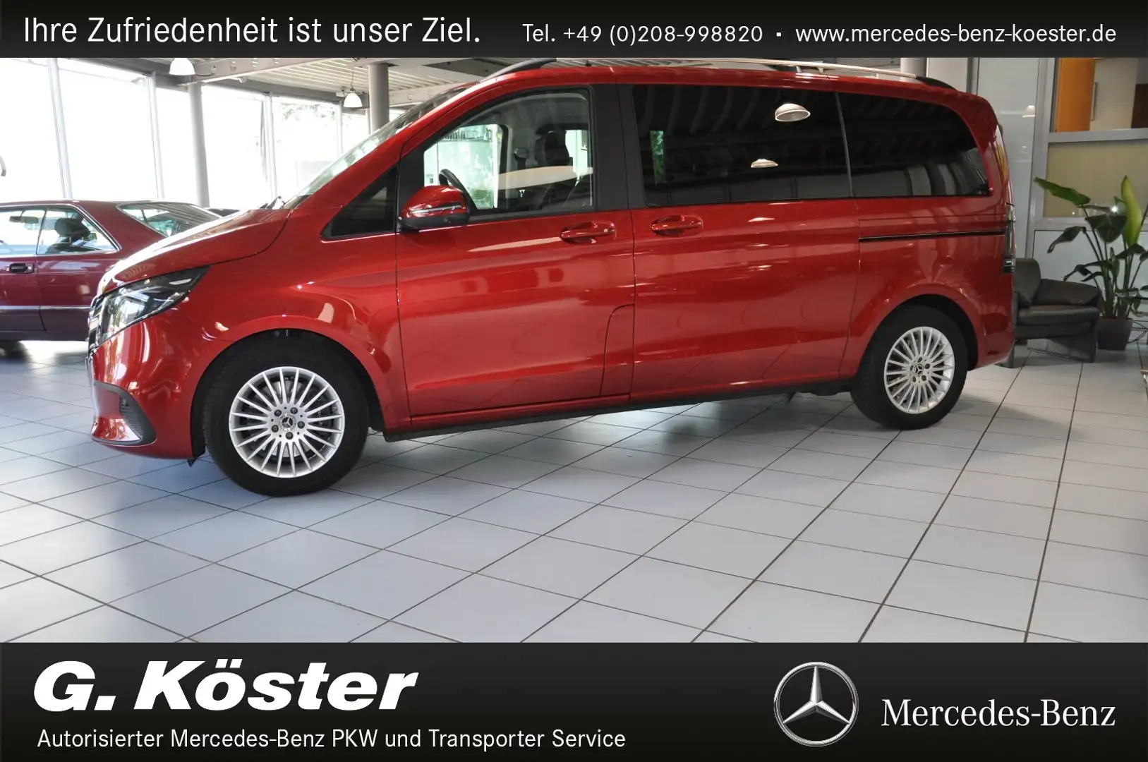 Mercedes-Benz V 250 V 250 d kurz Navi/Distronic/Autom. Style Klima/LED Rot - 2
