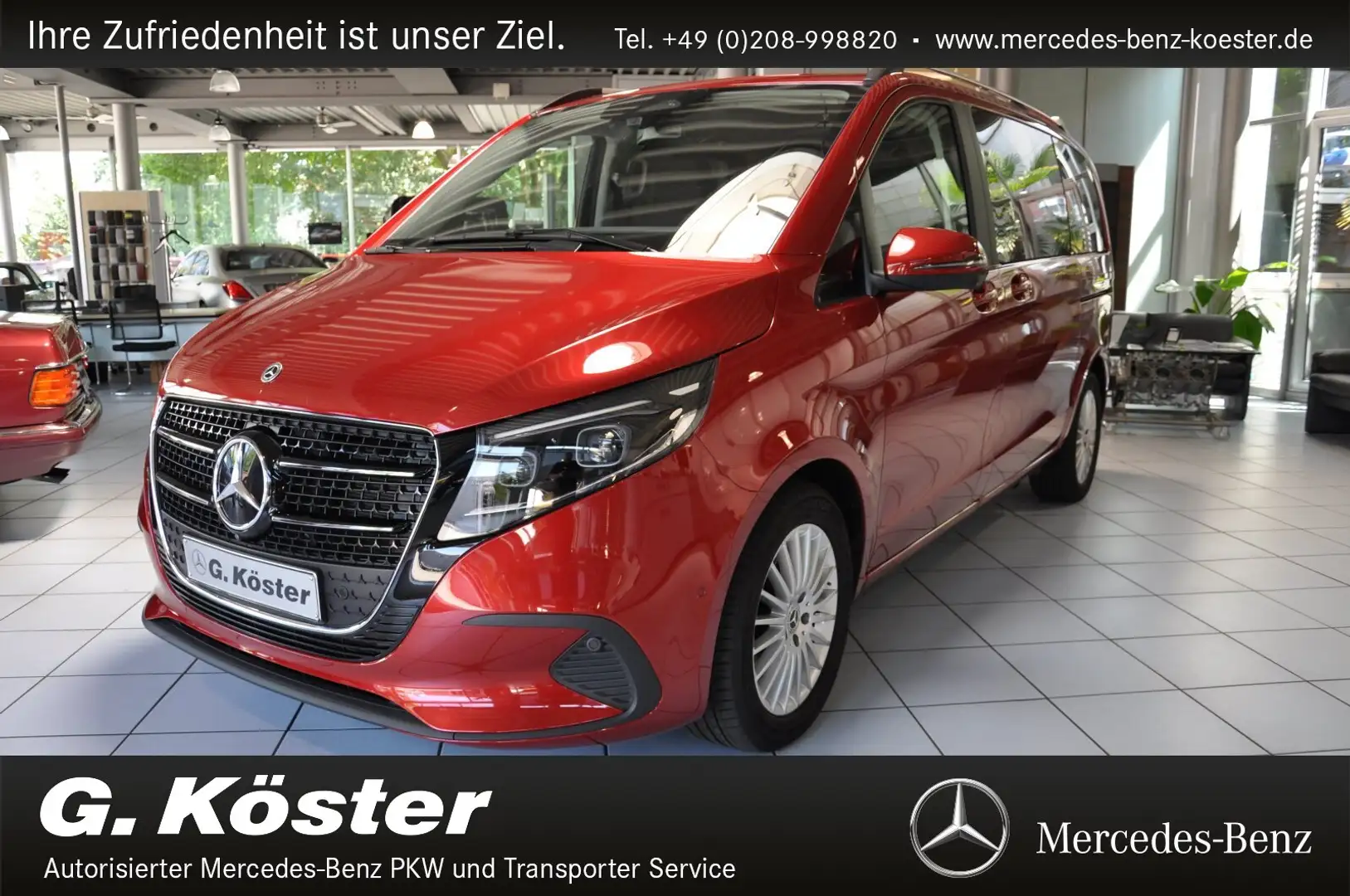 Mercedes-Benz V 250 V 250 d kurz Navi/Distronic/Autom. Style Klima/LED Rot - 1