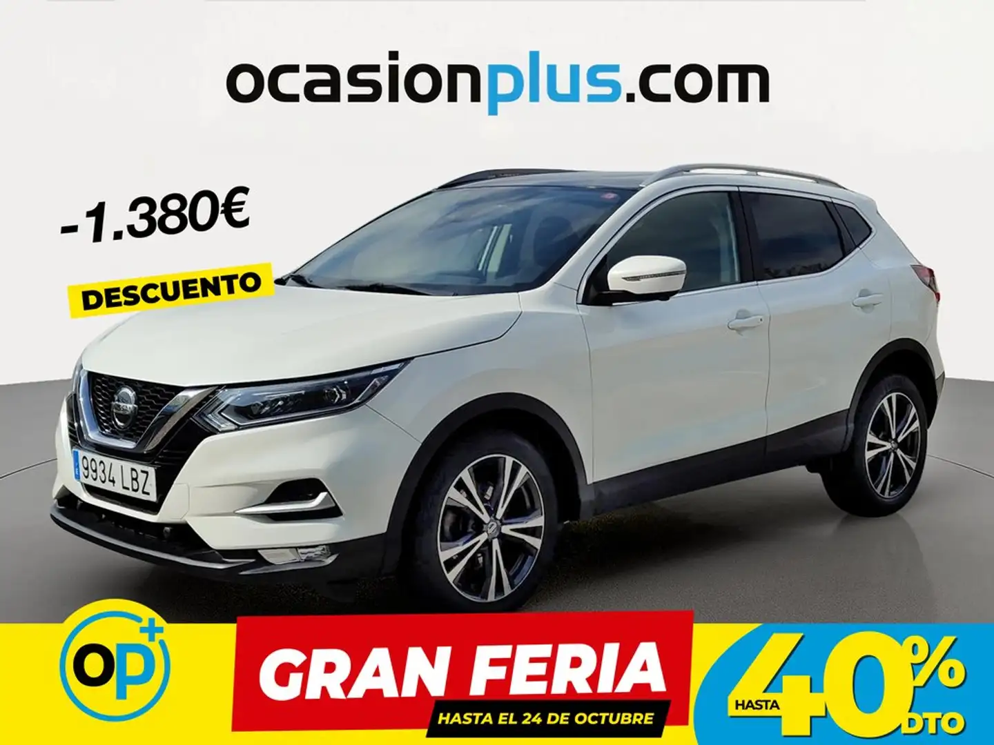 Nissan Qashqai 1.5dCi N-Connecta 4x2 85kW Blanco - 1