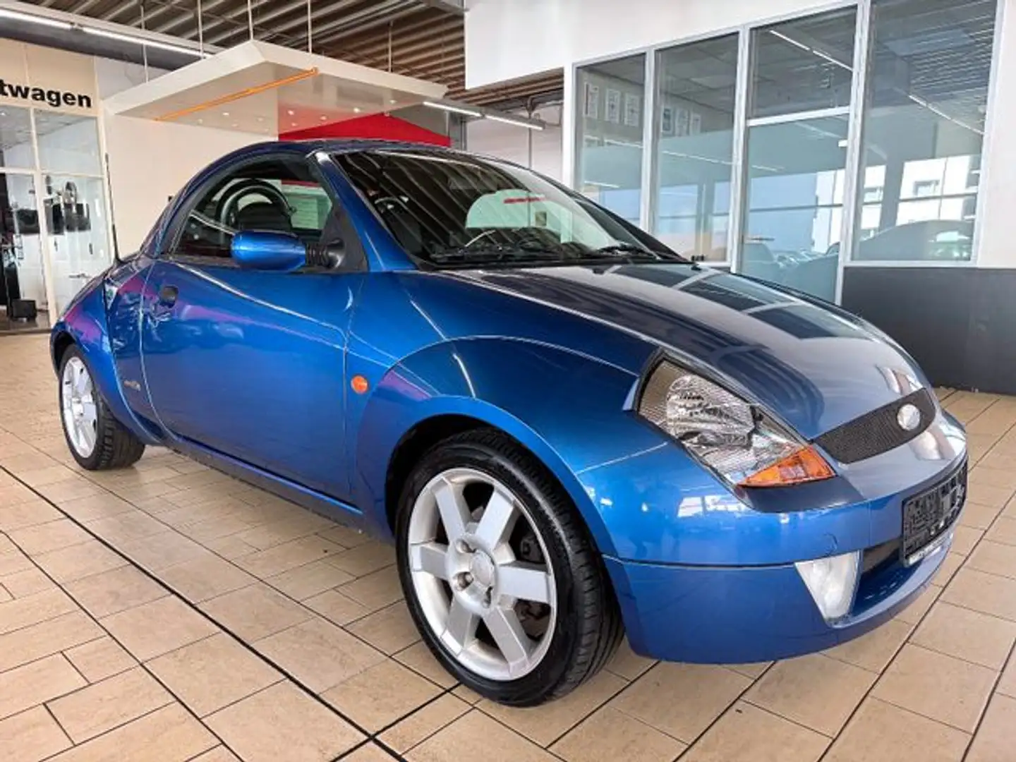 Ford Streetka 1.6 ELEGANCE*KLIMA+LEDER+SITZH+HARDTOP* Bleu - 1