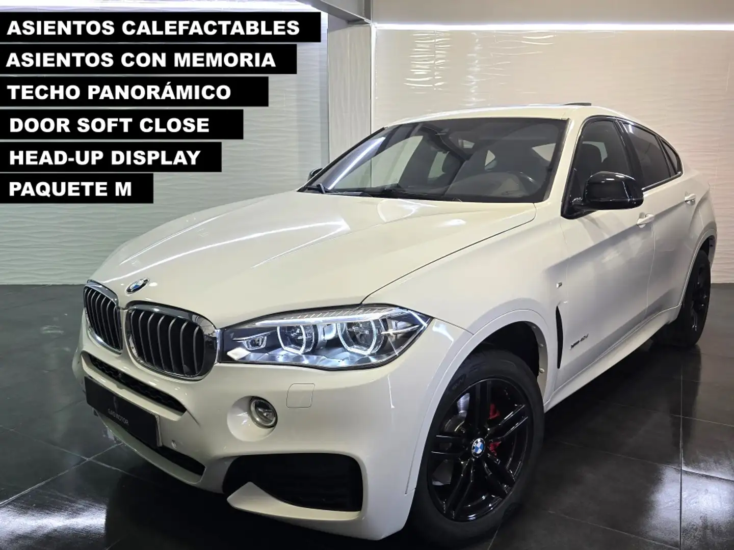 BMW X6 xDrive 40dA Wit - 1