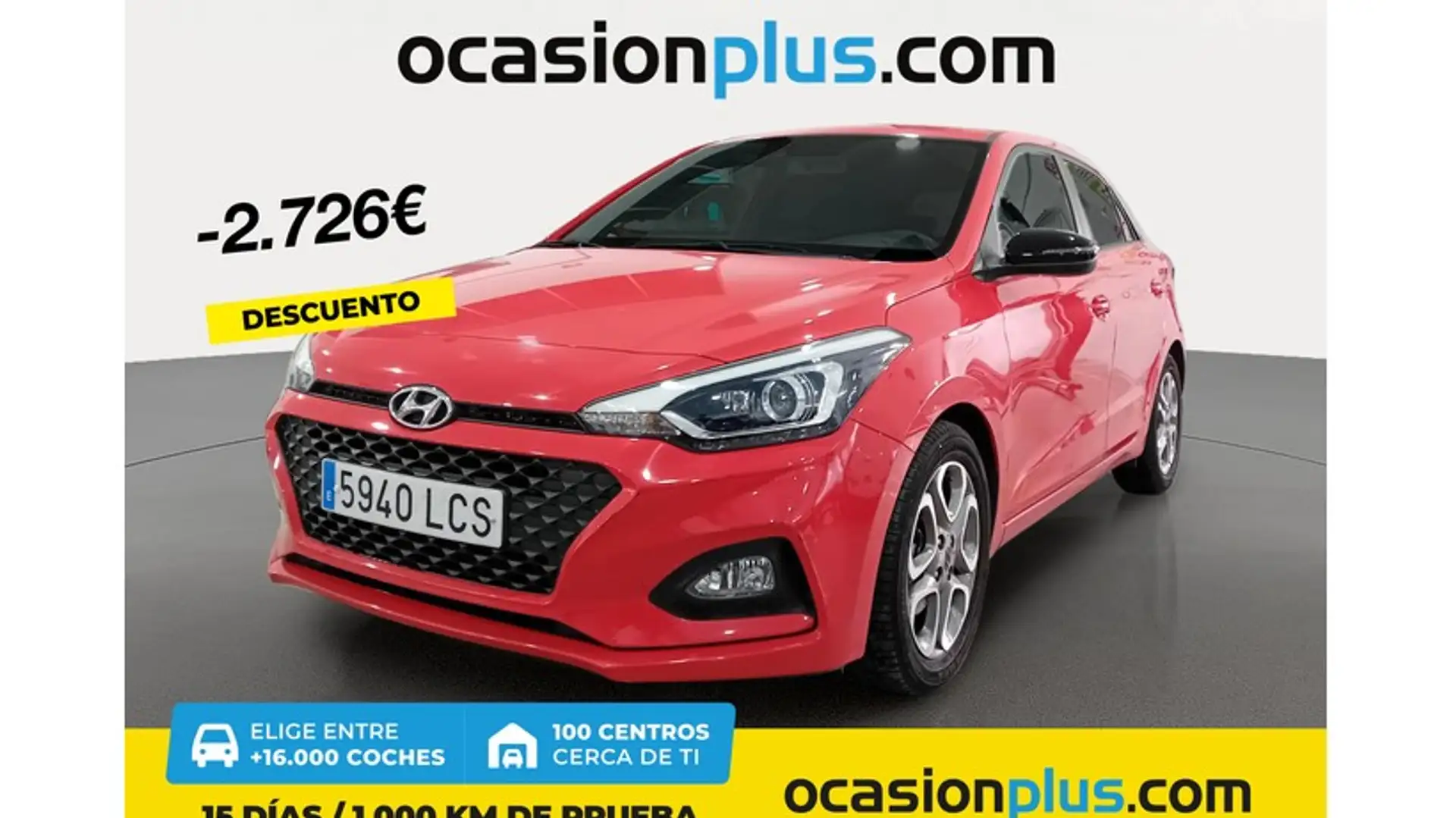 Hyundai i20 1.0 TGDI Tecno LE 100 Rojo - 1