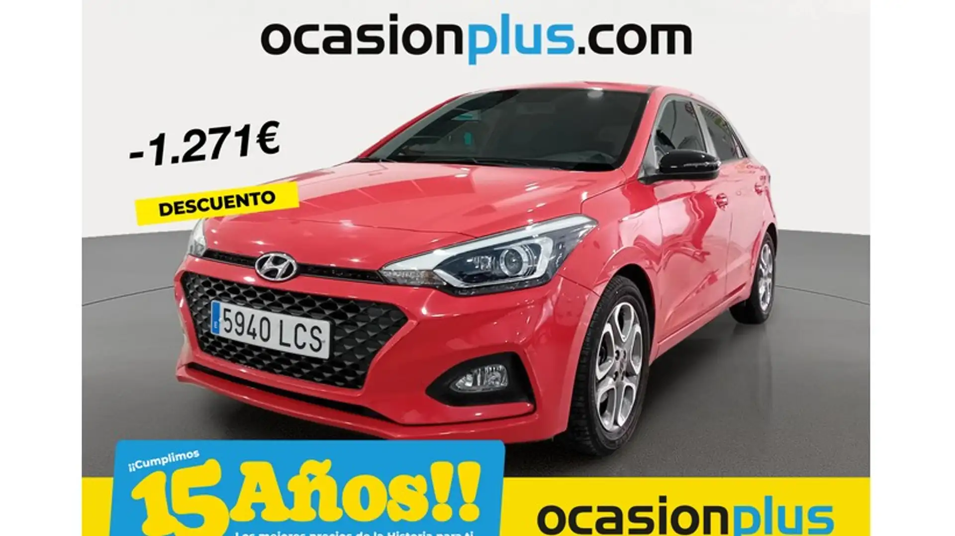 Hyundai i20 1.0 TGDI Tecno LE 100 Rouge - 1