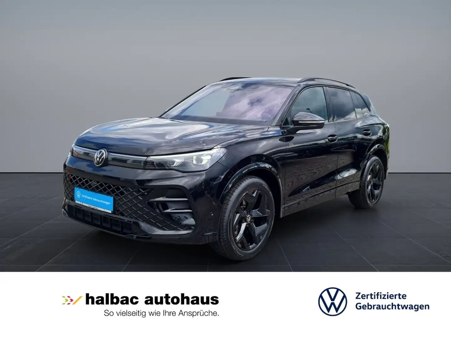 Volkswagen Tiguan 2..0 TDI DSG R-Line+BLACKSTYLE+AHK+STANDHEIZ+WR+N Schwarz - 1
