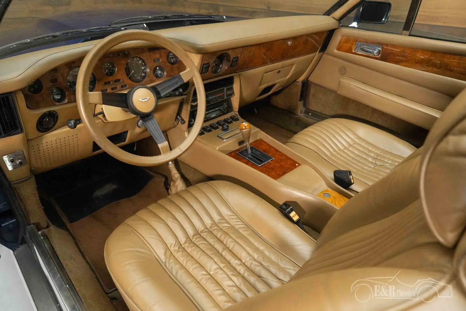 Aston Martin V8 Volante Cabriolet Azul - 2