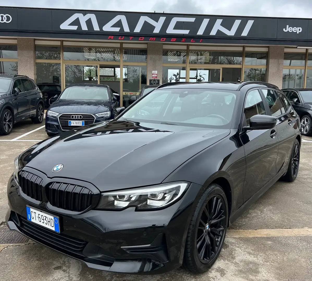 BMW 318 Serie 3 G21 2019 Touring 318i Touring Sport auto Nero - 1