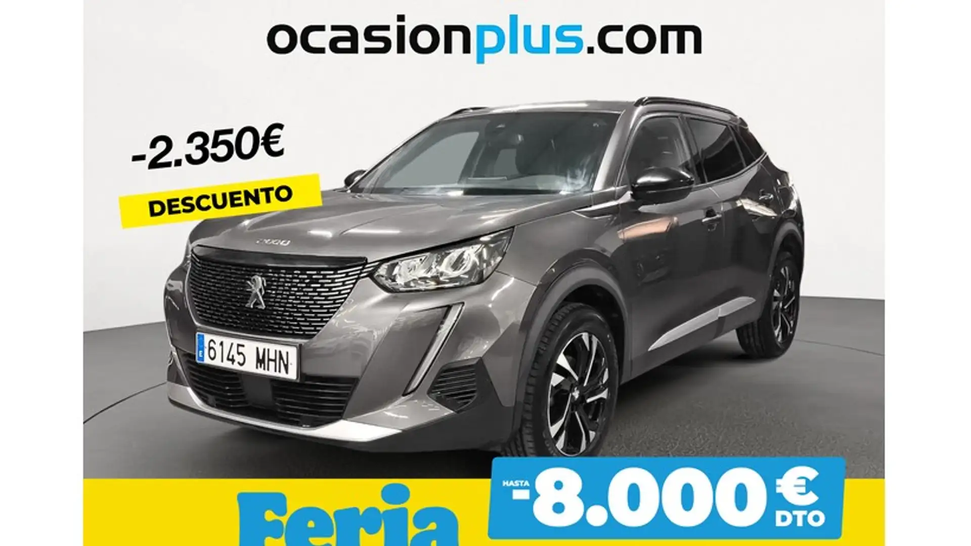 Peugeot 2008 1.2 PureTech S&S Allure Pack 130 Grijs - 1