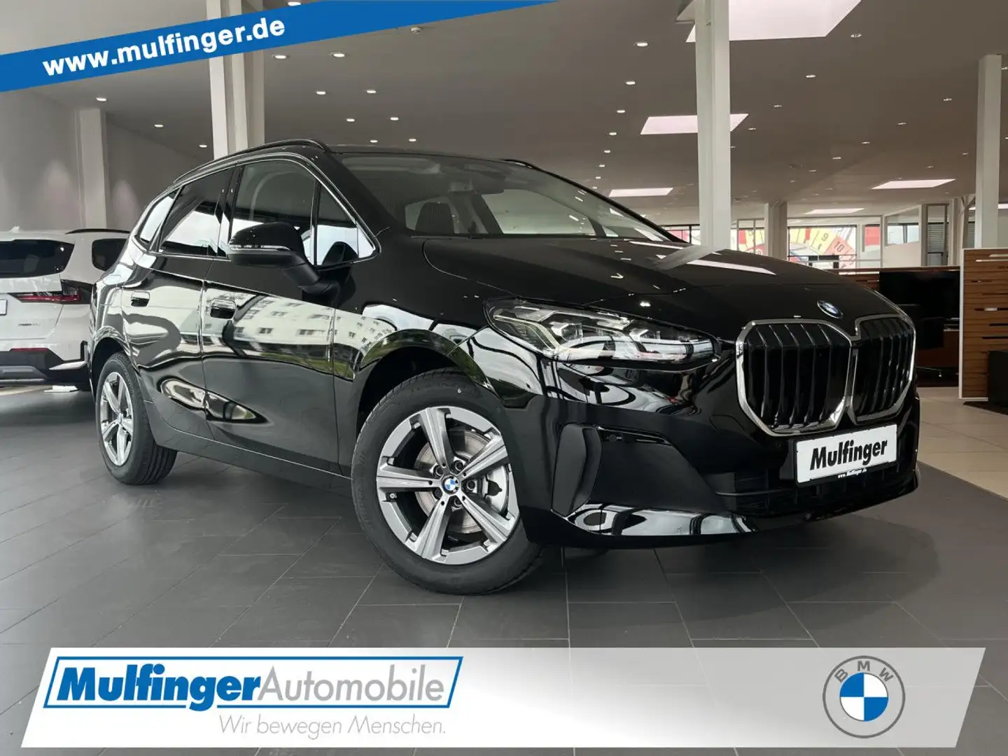 BMW 218 i AT. Sitzheizung LED Komfz. AHK PDC Noir - 1