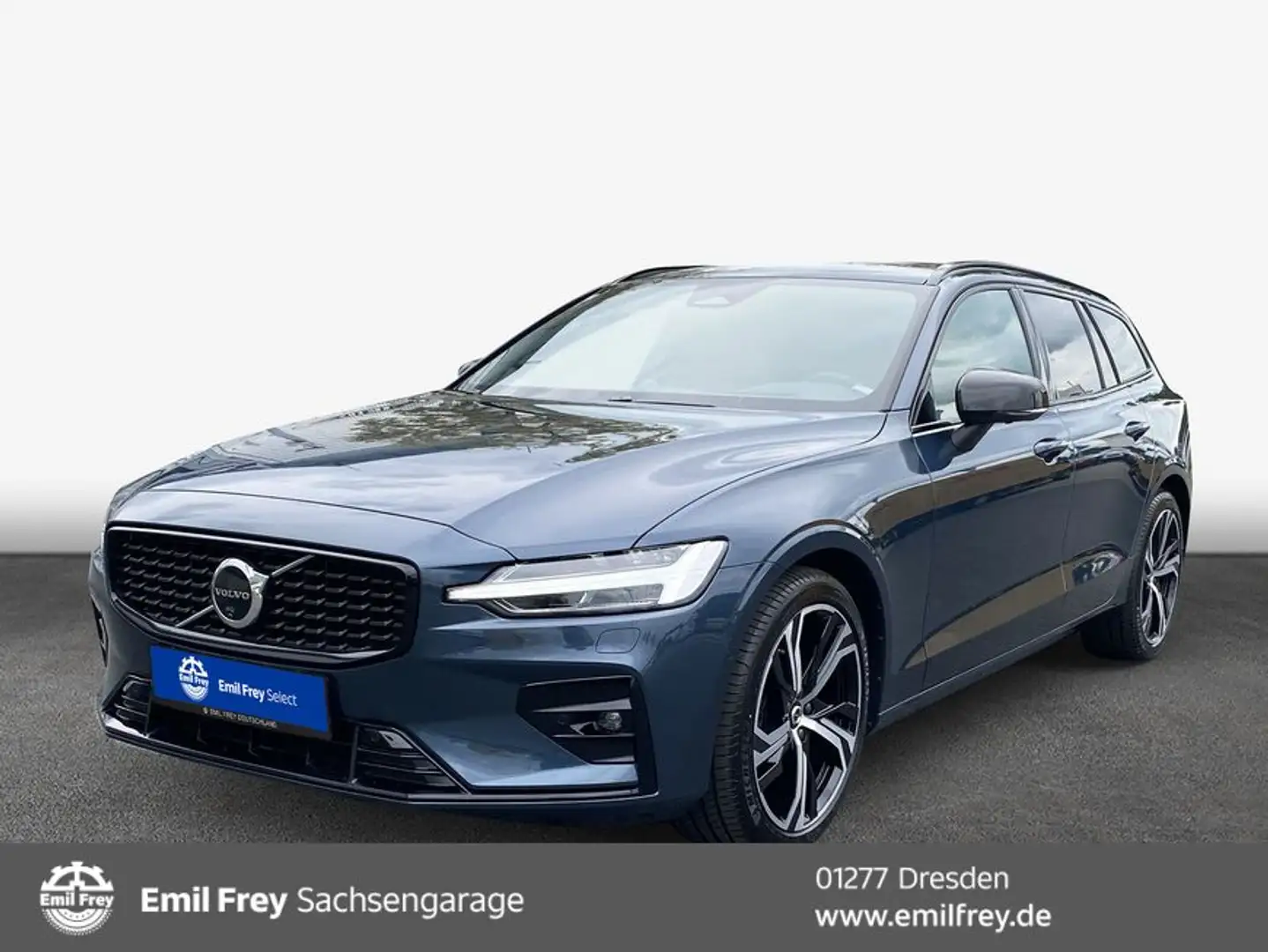 Volvo V60 B4 B DKG Ultra Dark Pano*AHK*HUD Modrá - 1