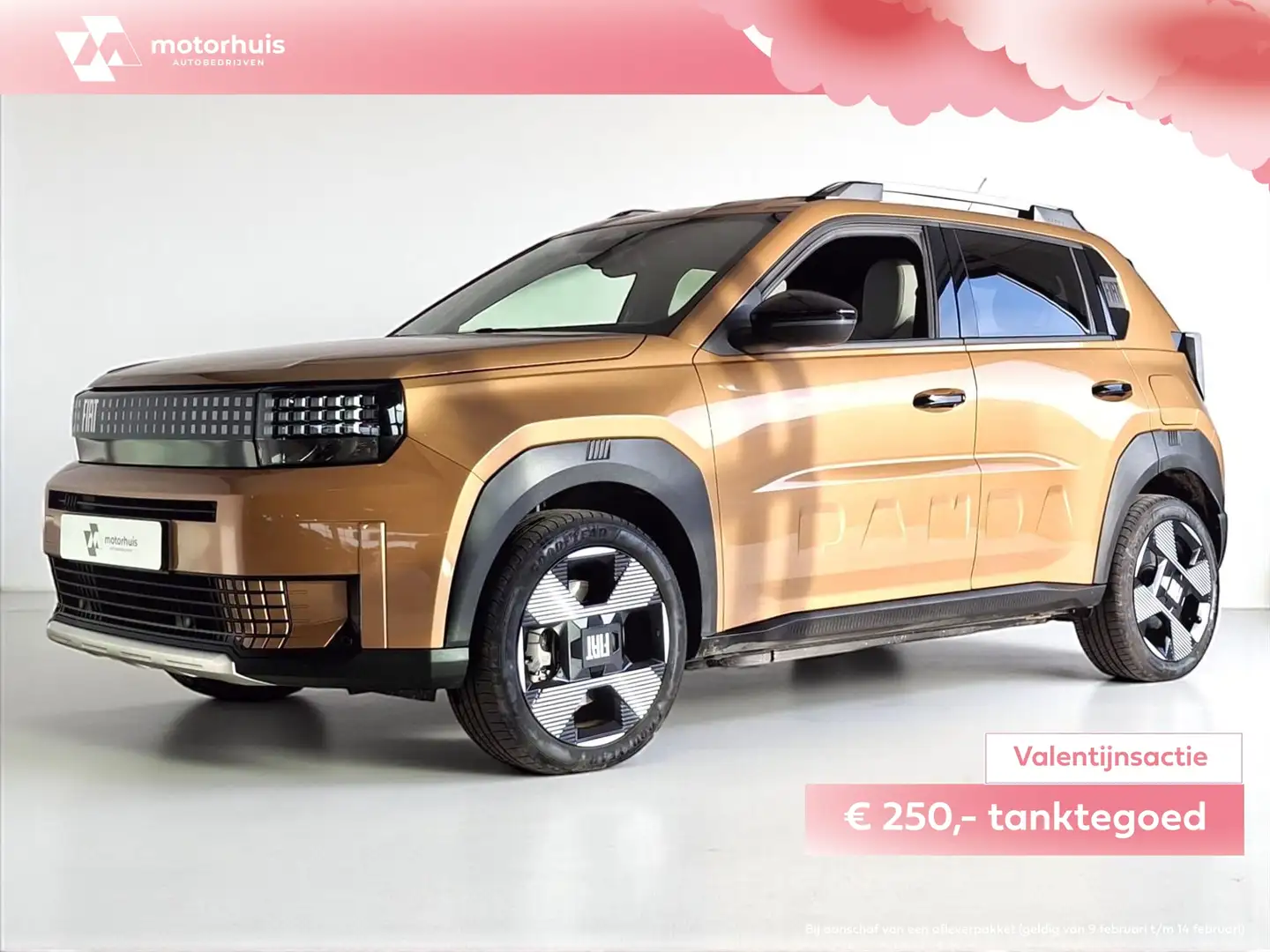 Fiat Grande Panda 44kWh 113pk La Prima NAVI CAMERA WINTERPACK Brun - 1