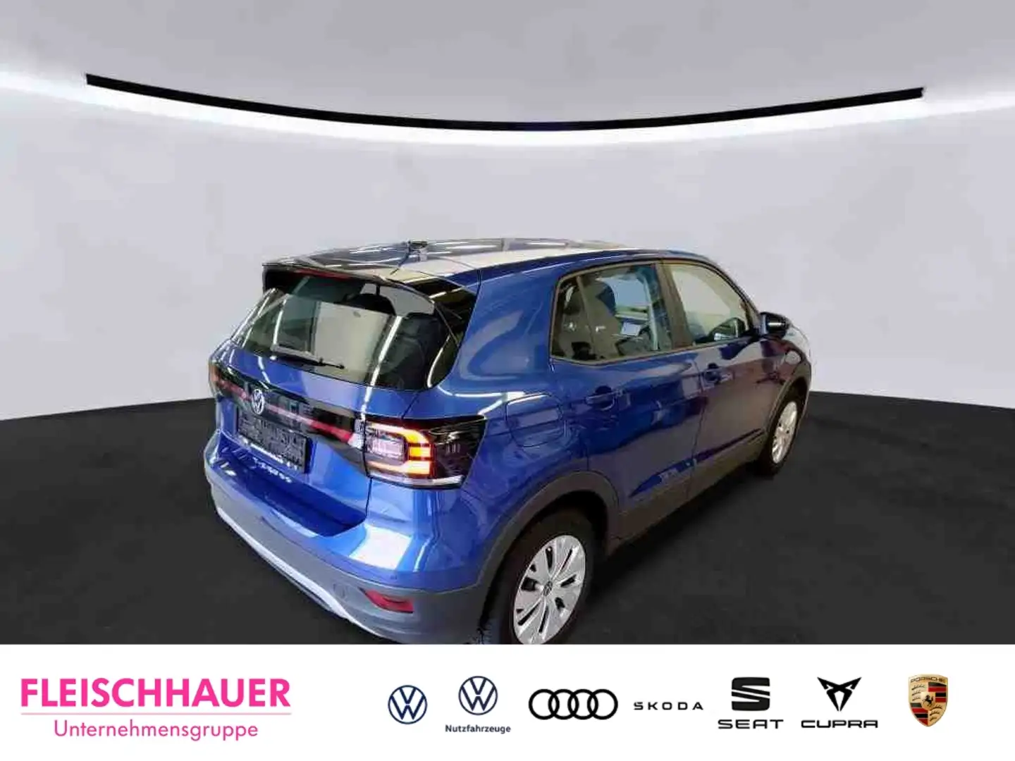 Volkswagen T-Cross 1.0 TSI DSG Digitales Cockpit Mehrzonenklima DAB S Blau - 2
