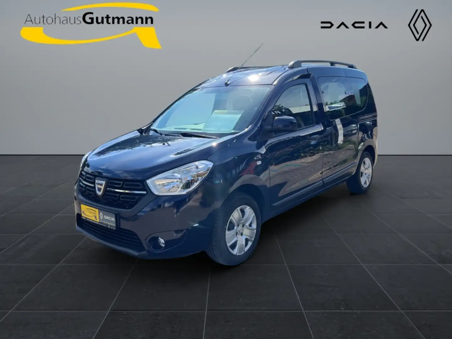 Dacia Dokker Comfort 1.2 TCe 115 Navi Klima SHZ Temp Tel.-Vorb. Blauw - 1