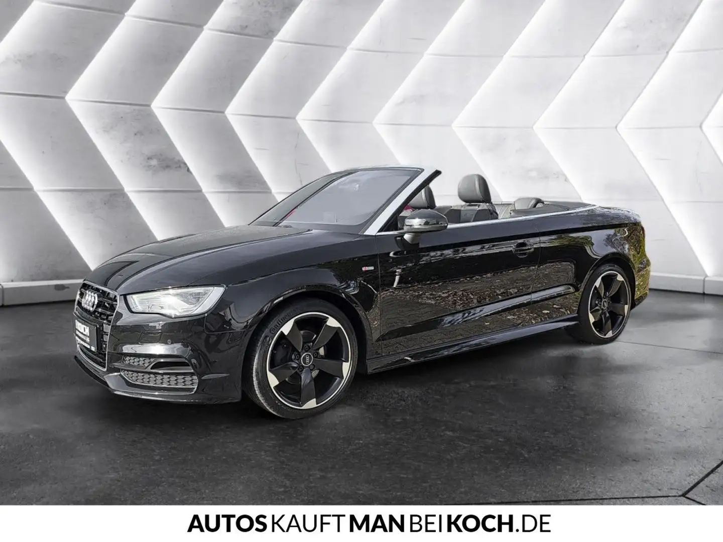 Audi A3 Cabrio 1.4 TFSI DSG S Line LED NAV PDC Sound Schwarz - 2