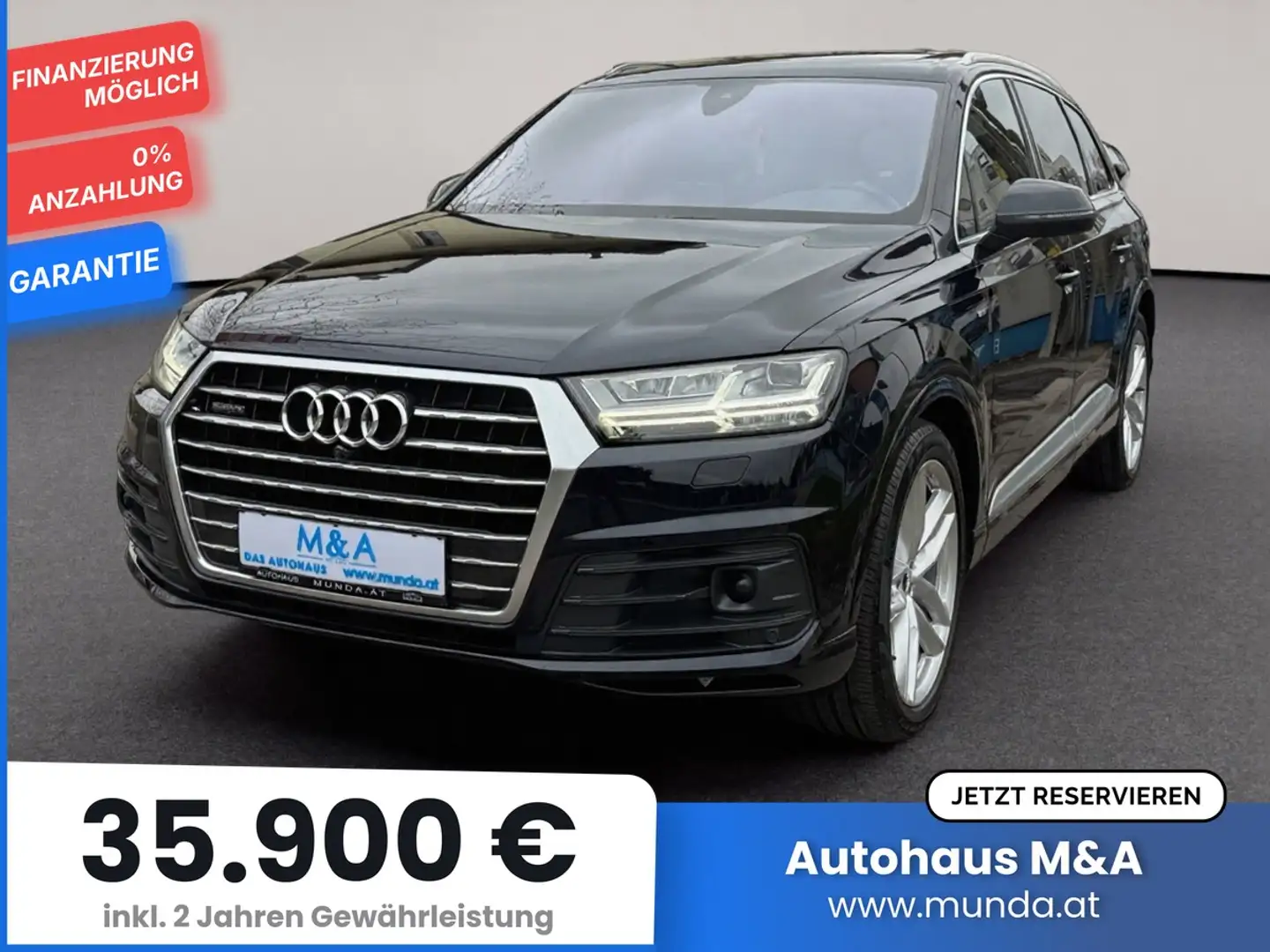Audi Q7 3.0 V6 TDI quattro*S-LINE*GARANTIE Blau - 1