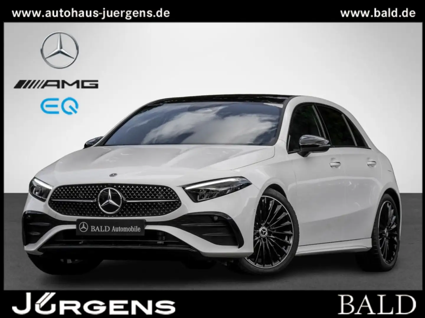 Mercedes-Benz A 220 4M AMG-Sport/Pano/Burm/Night/Memo/Keyl/Cam Weiß - 2