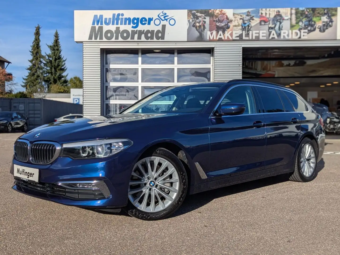 BMW 530 d T.Leder LiveProf.Kamera Har/Kar.DrivAss.18" Blau - 2