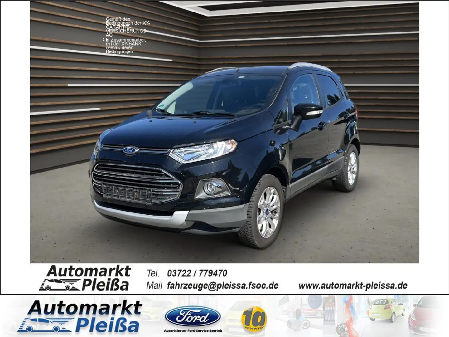 Ford EcoSport 1.0 EcoBoost TITANIUM Noir - 1