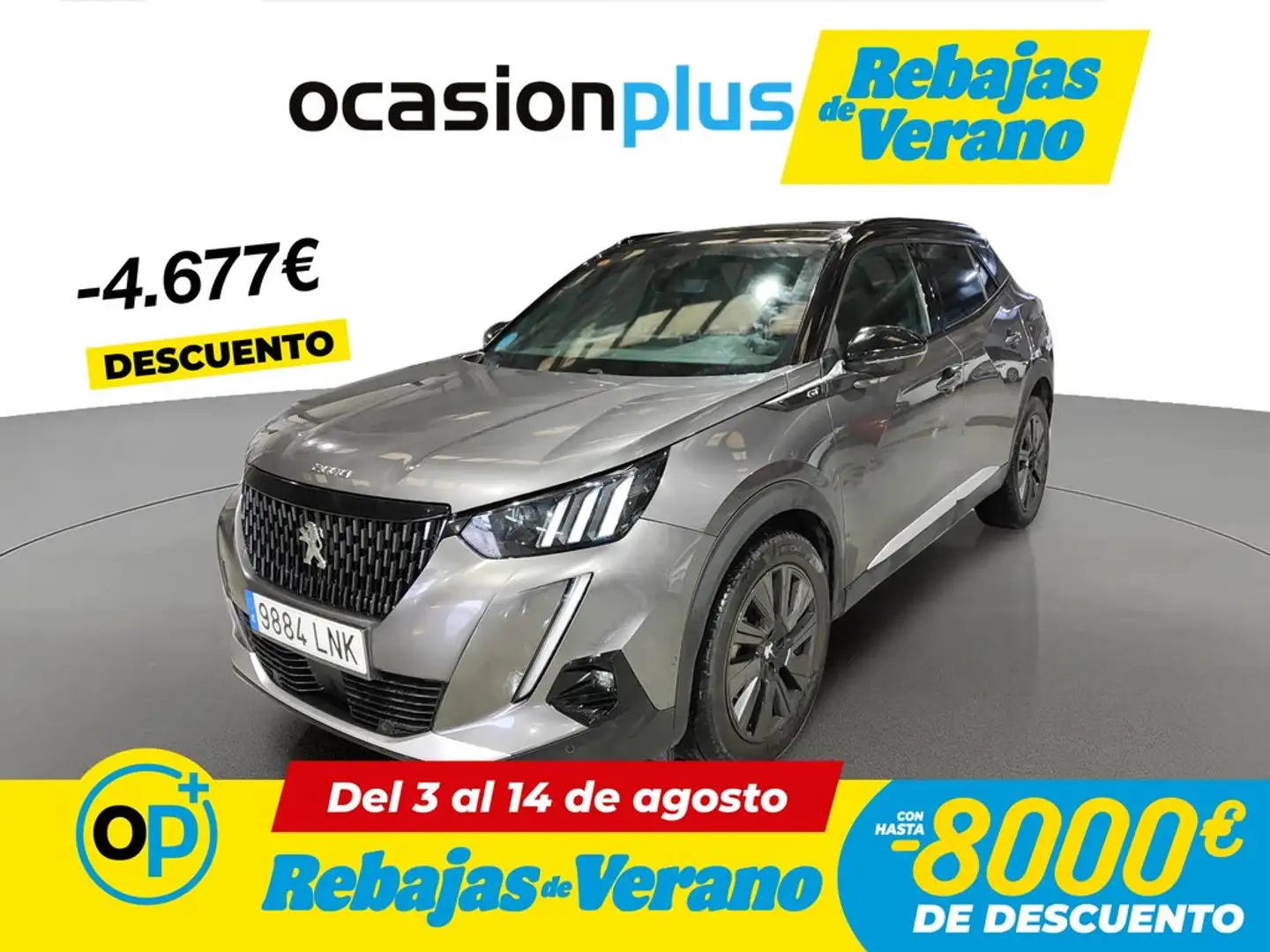 Peugeot 2008 1.5BlueHDi S&S GT Pack EAT8 130 Gris - 1