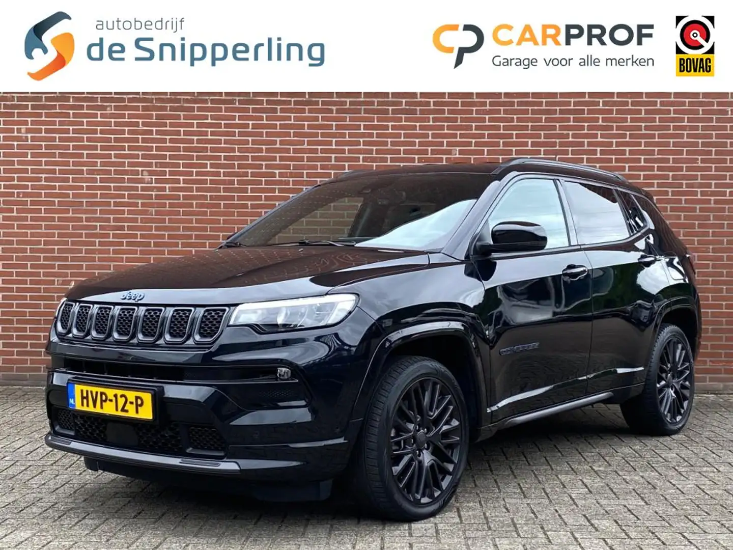 Jeep Compass 4XE 240 HYB. S ADAPTIVE CRUISE NAV STOELVW CARPLAY Zwart - 1