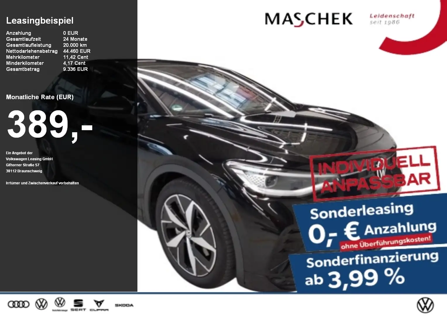 Volkswagen ID.5 GTX NP74 Pano DCC Harman HUD Wärmepumpe HUD Schwarz - 1