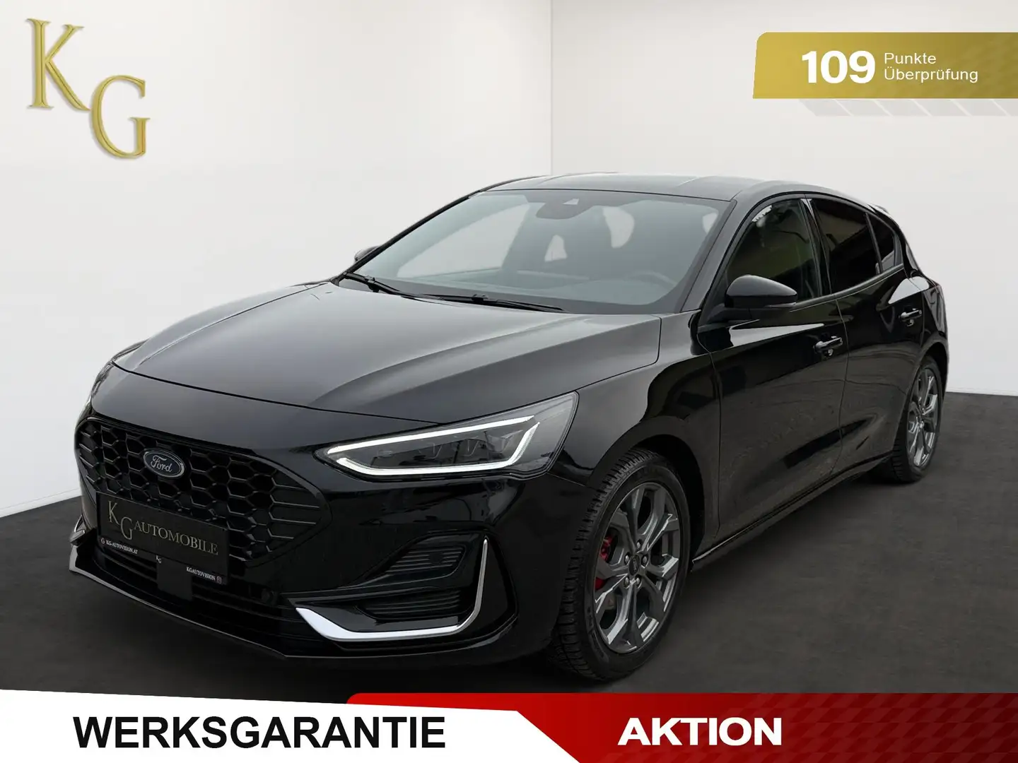 Ford Focus 1,0 EcoBoost ST-Line X Aut. ab ca. 202€ monatlich Schwarz - 1
