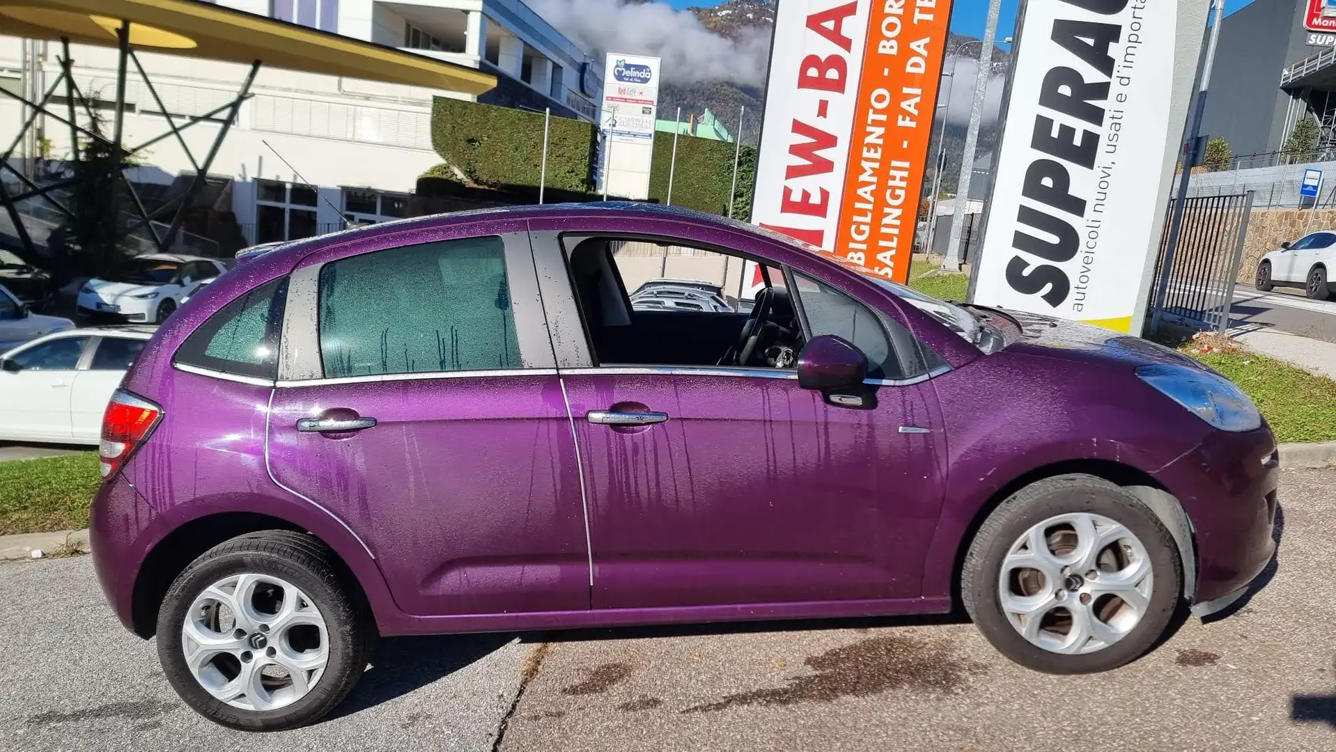 Citroen C3 C3 1.2 puretech 82cv E6 OK Neopatentati Violet - 1