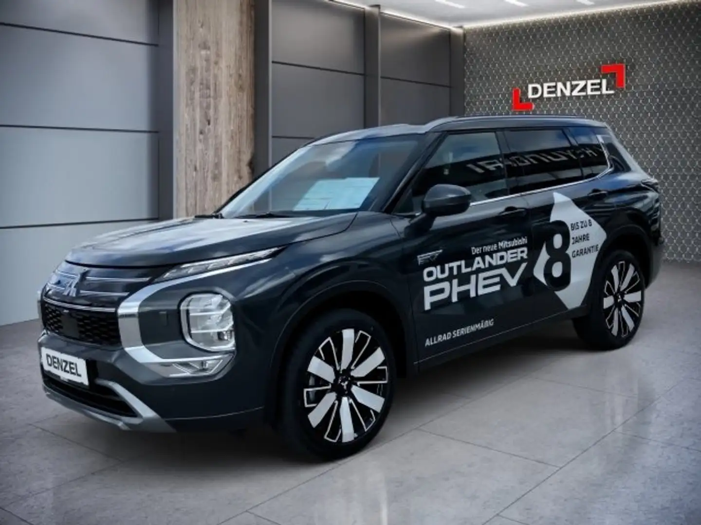 Mitsubishi Outlander PHEV 2,4 4WD Diamond 2-tone Leder Grau - 1