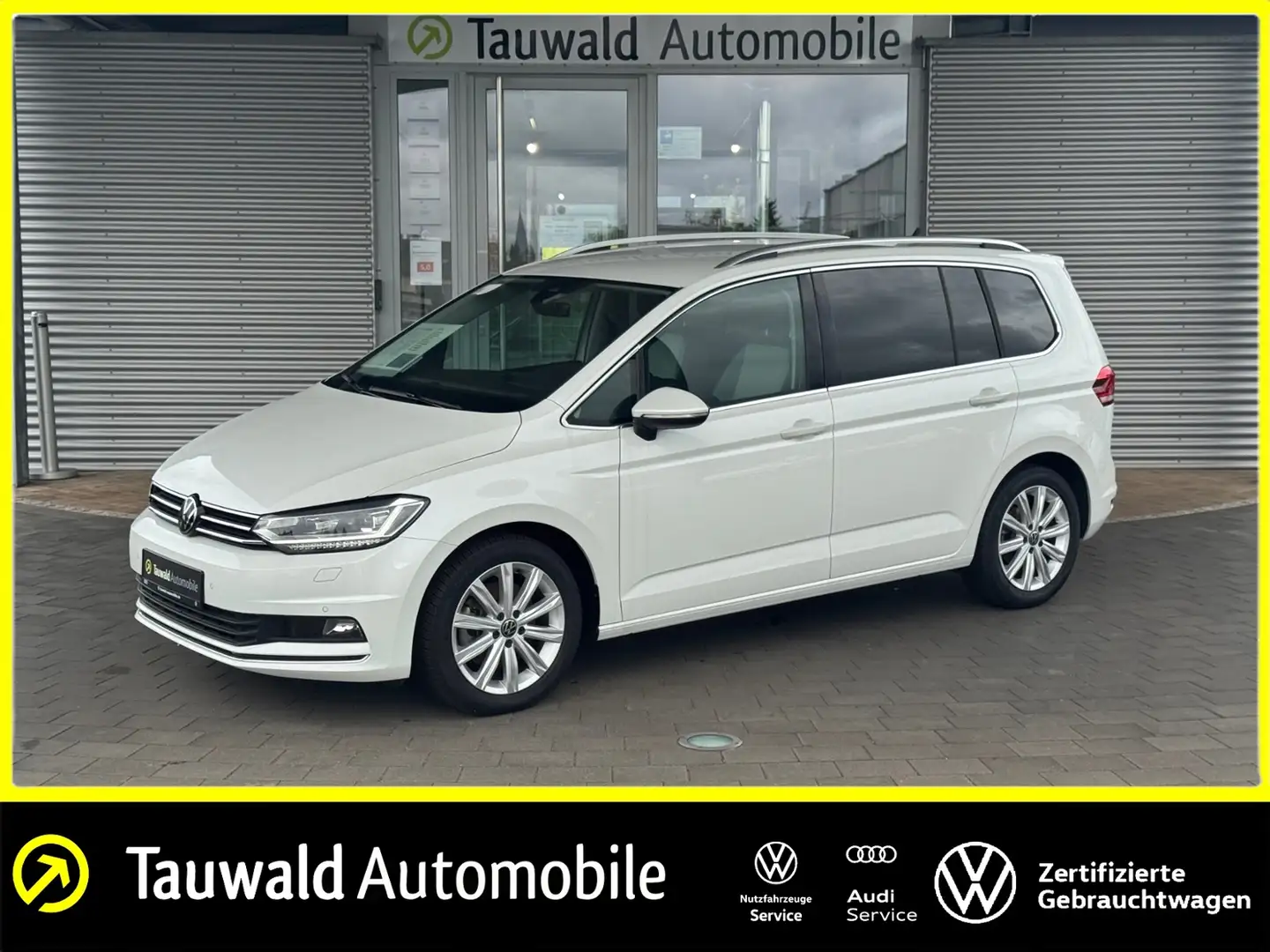 Volkswagen Touran 2.0 TDI DSG Highline 7S/RFK/AHK/ALLSEASON Weiß - 1