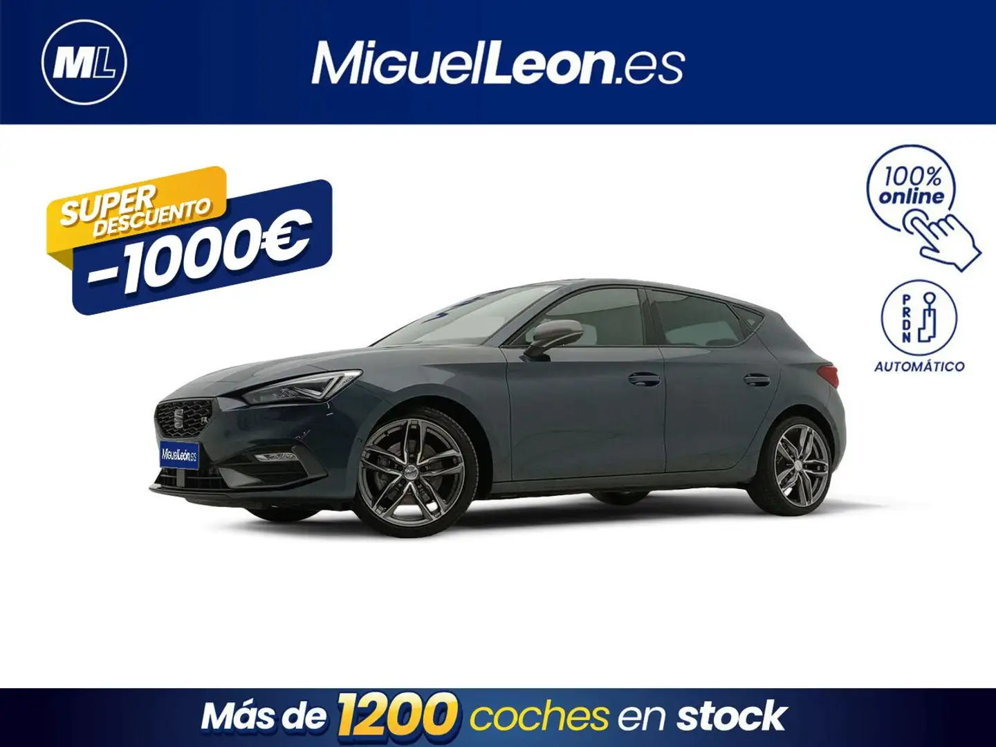 SEAT Leon SP 1.5 eTSI 110kW DSG S&S FR Azul - 1