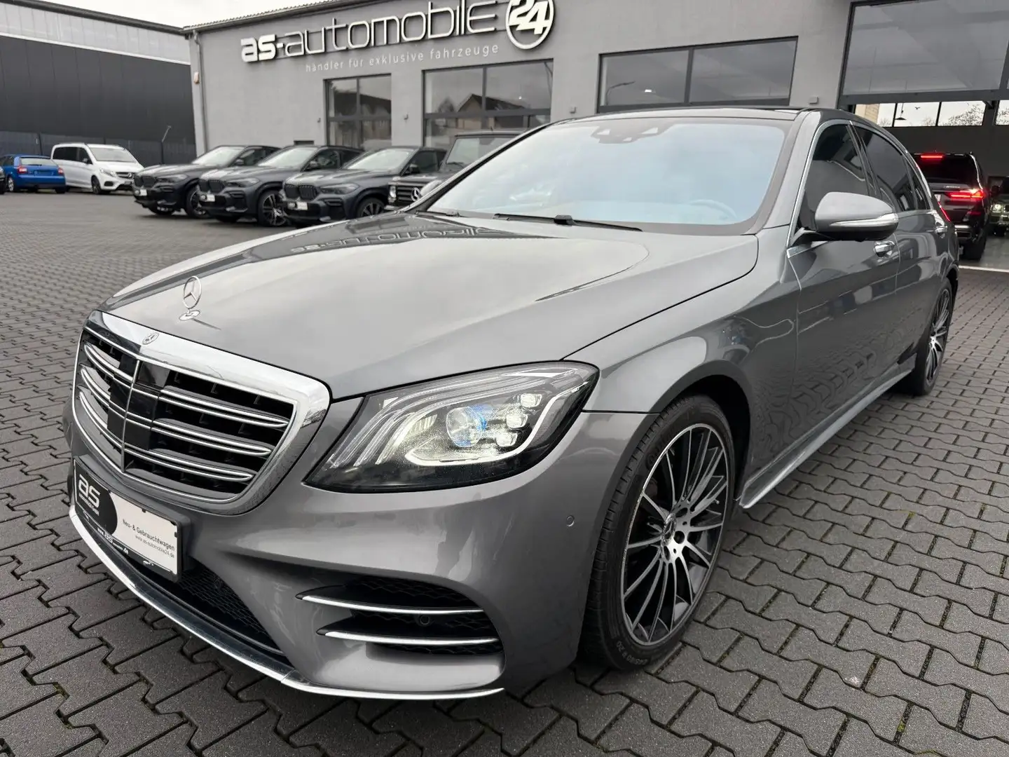 Mercedes-Benz S 560 S560*4M*LANG*AMG-PAKET*3xTV*360*ACC*HUD*NACHT-SI Grau - 1