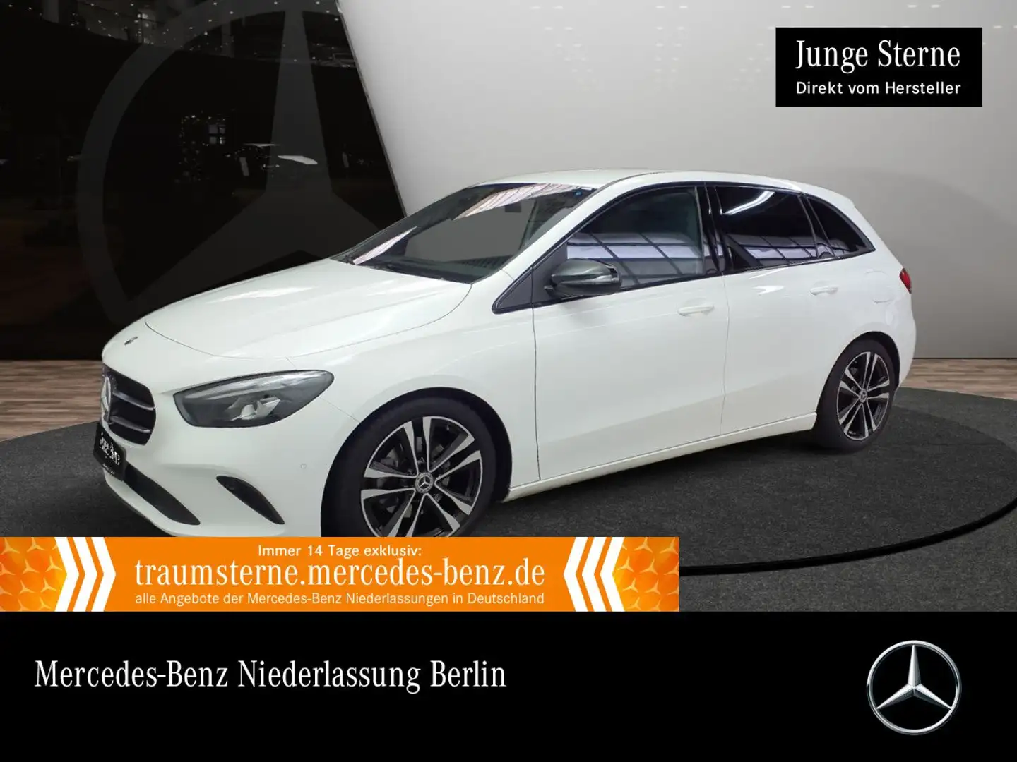Mercedes-Benz B 200 PROGRESSIVE+NIGHT+AHK+LED+KAMERA+TOTW+7G Weiß - 1