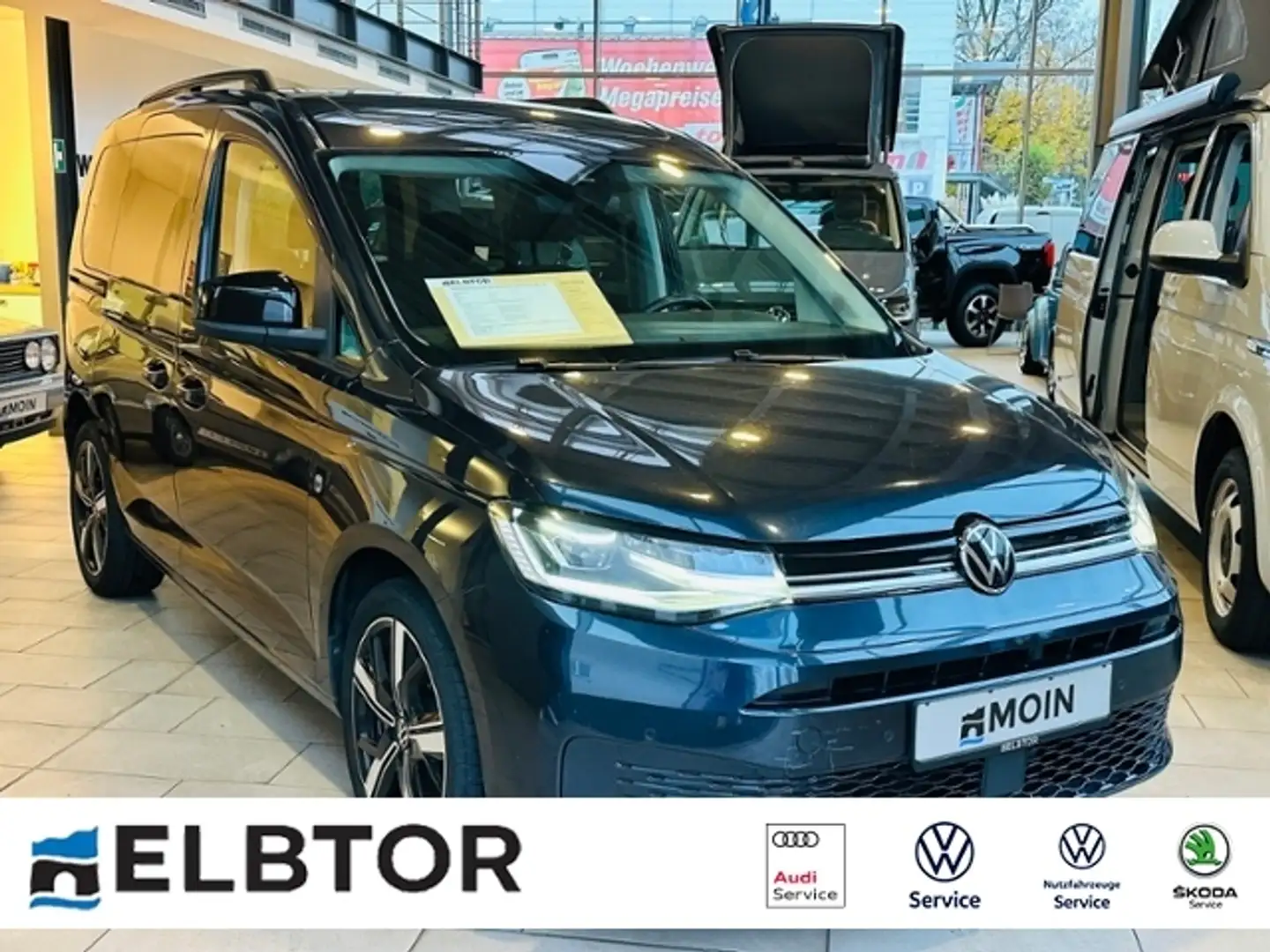 Volkswagen Caddy Move 2.0 TDI 90kW RFK LED KLIMA ABS PDC Blau - 1