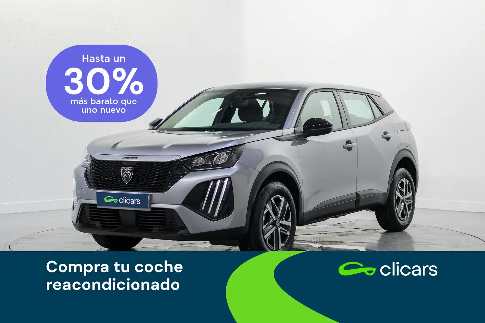 Peugeot 2008 1.2 PureTech S&S Style 100 Plateado - 1