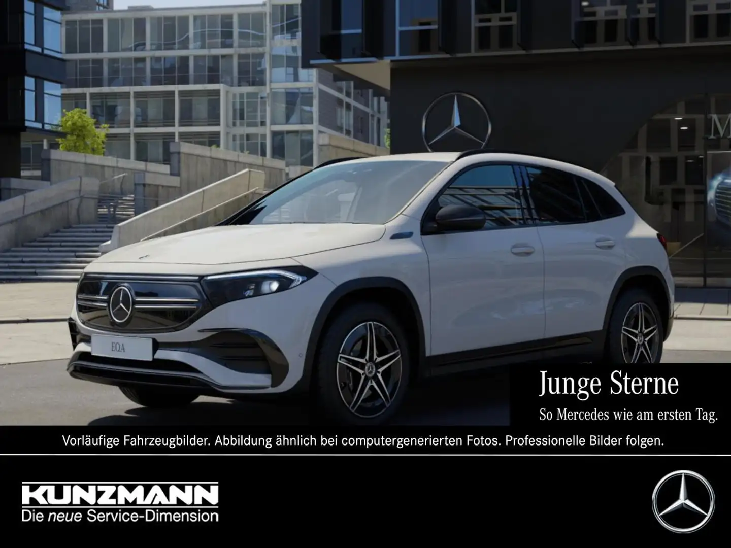 Mercedes-Benz EQA 250 AMG Night Navi Distronic AHK Kamera Weiß - 1